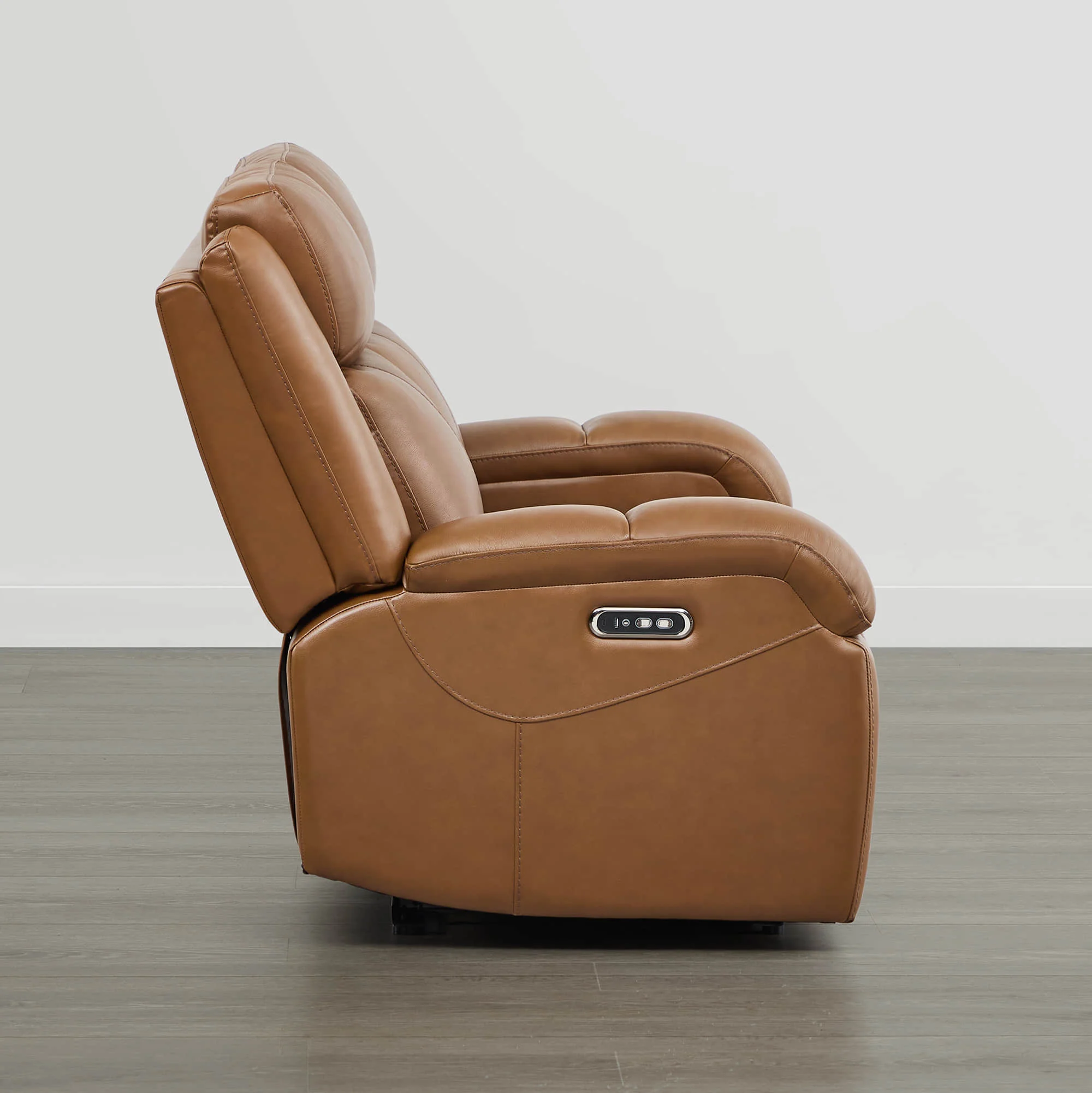 Isaac Genuine Leather Wall Hugger Power Reclining Sofa with Power Headrest - Image 65