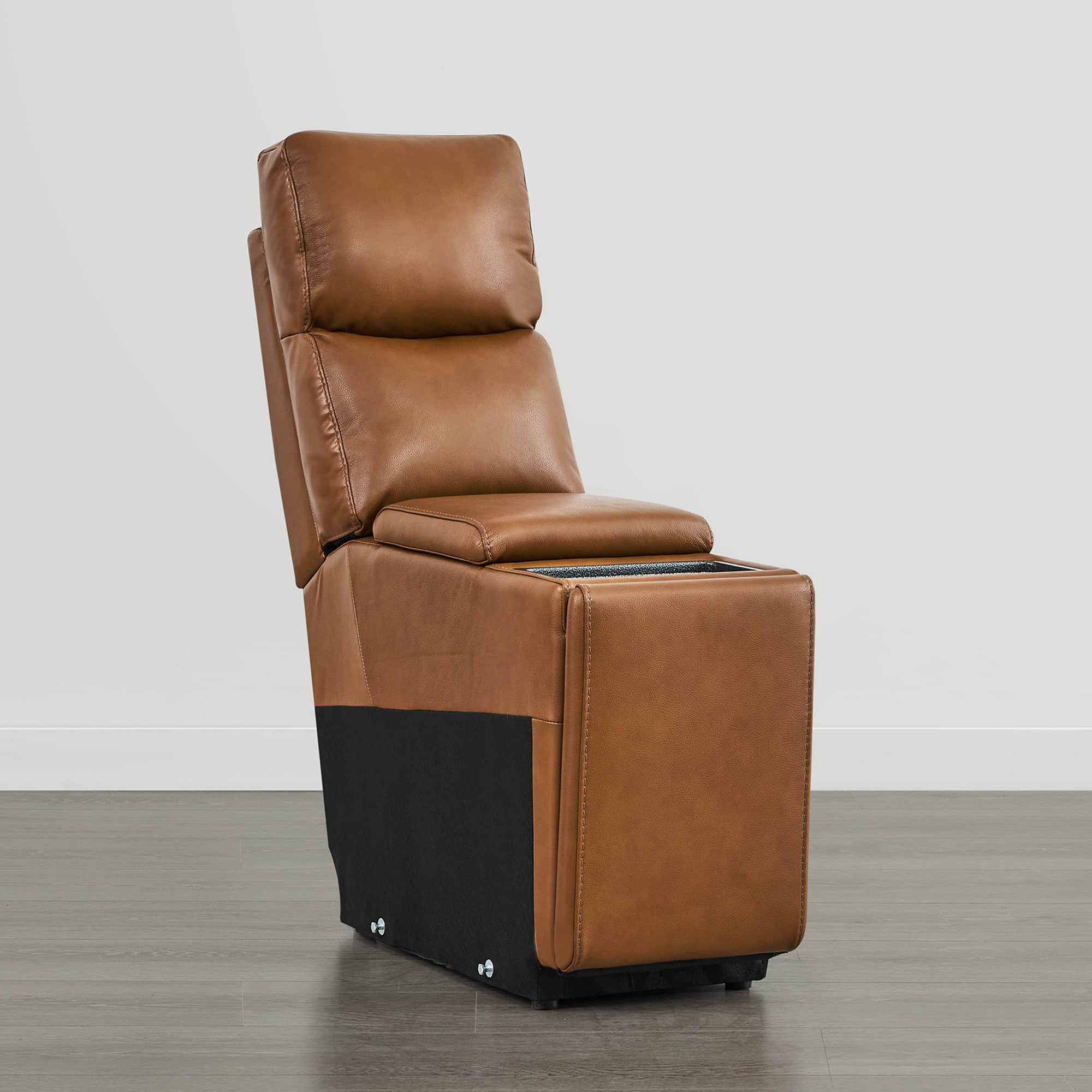 Isaac Genuine Leather Wall Hugger Power Reclining Sofa with Power Headrest - Image 75