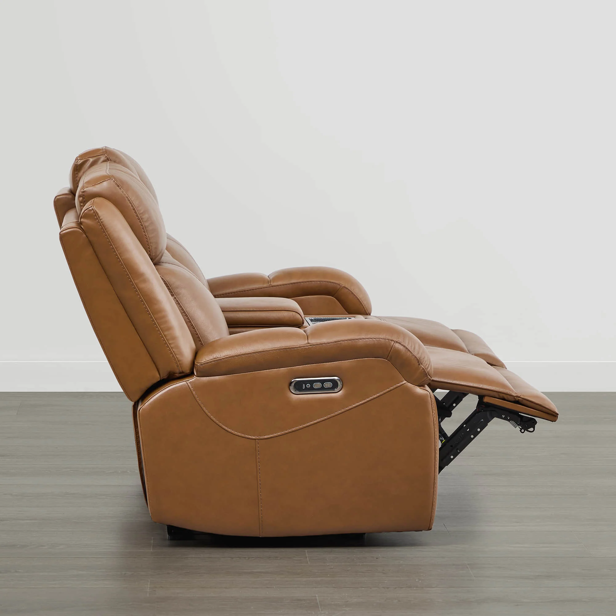 Isaac Genuine Leather Wall Hugger Power Reclining Sofa with Power Headrest - Image 88