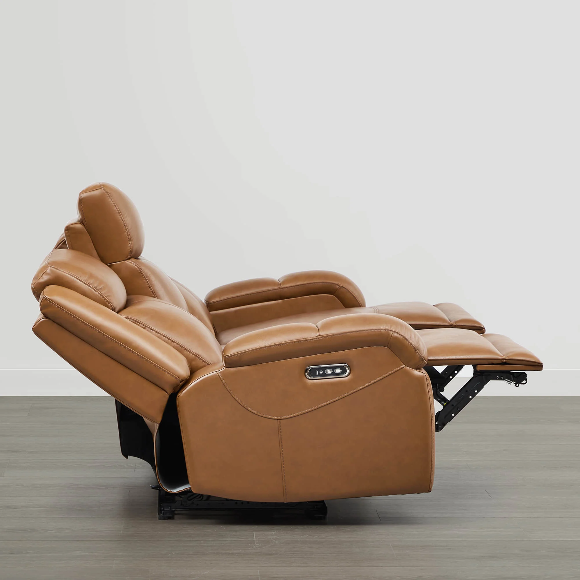 Isaac Genuine Leather Wall Hugger Power Reclining Sofa with Power Headrest - Image 93