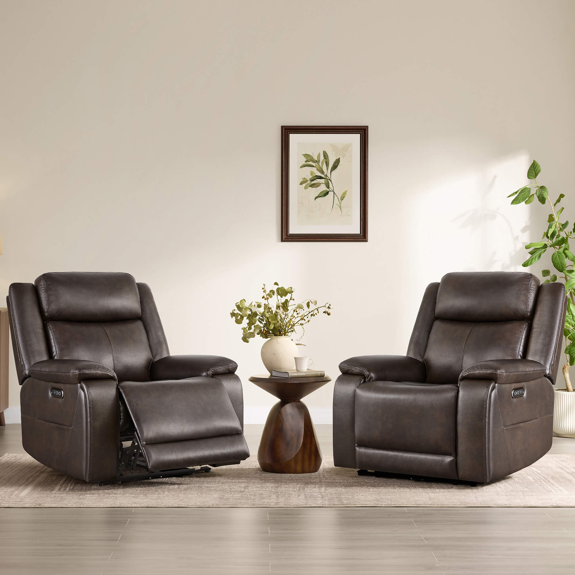 Isaac Zero Wall hugger Power Recliner with Cup Holder - Image 10