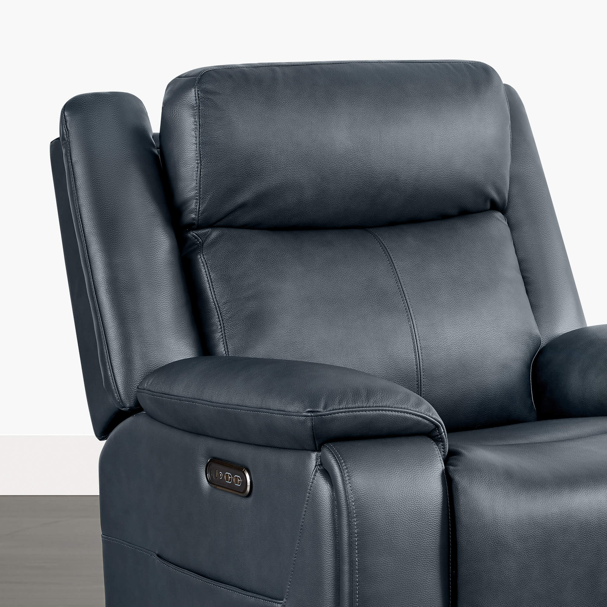 Isaac Zero Wall hugger Power Recliner with Cup Holder - Image 47