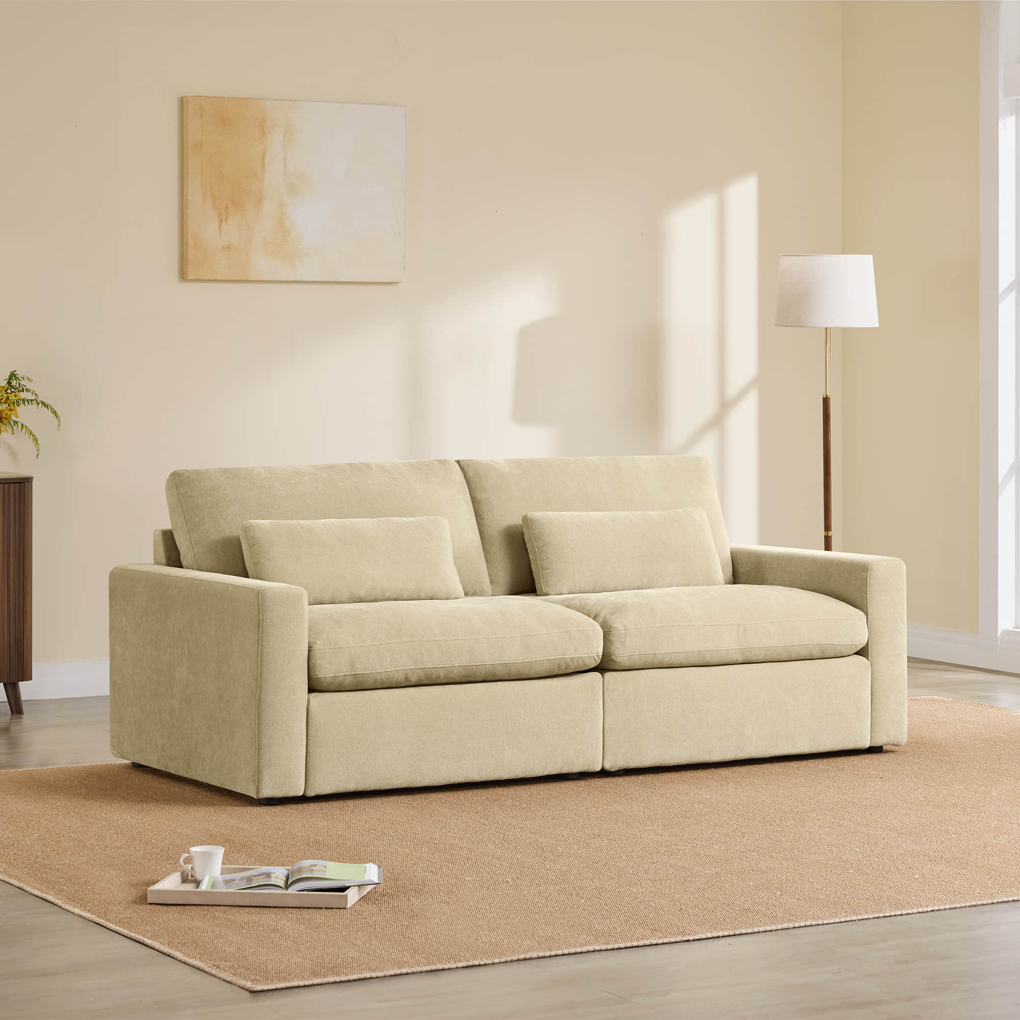 Ivy 2-Seat Performance Fabric Modular Sofa - Image 10