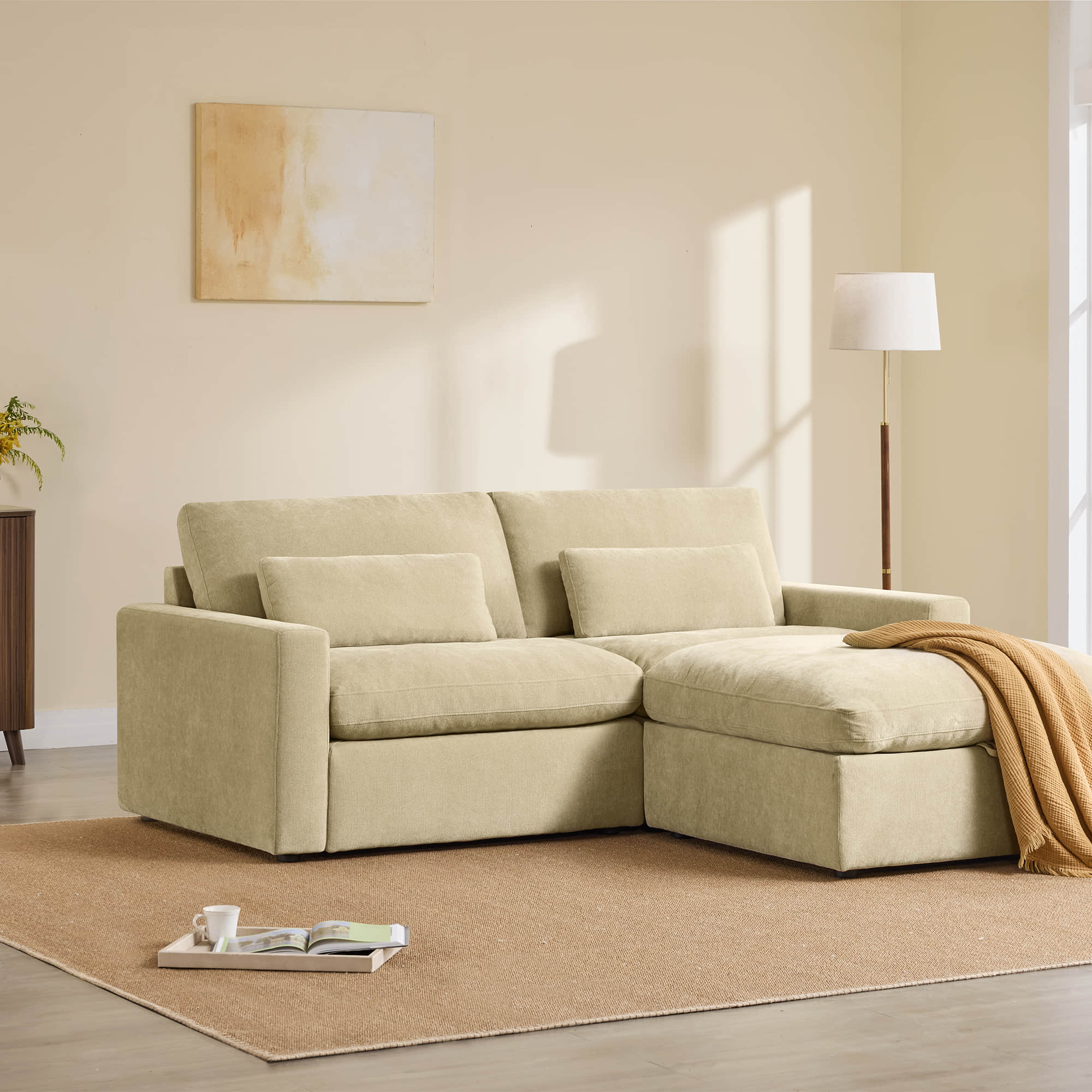 Ivy 3-Seat Performance Fabric Modular Sofa - Image 15
