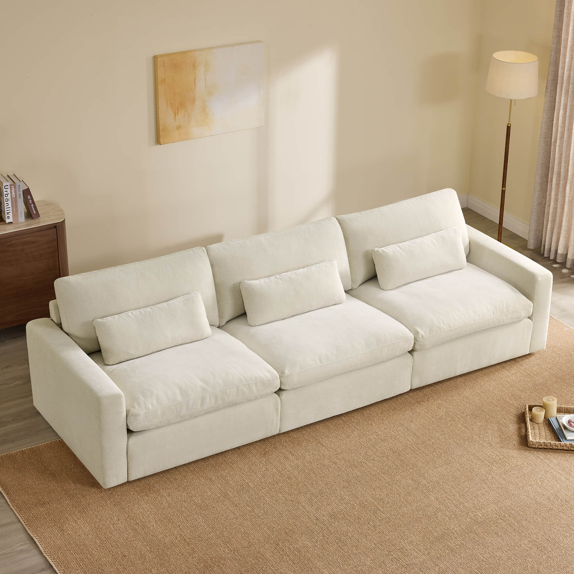 Ivy 3-Seat Performance Fabric Modular Sofa - Image 7
