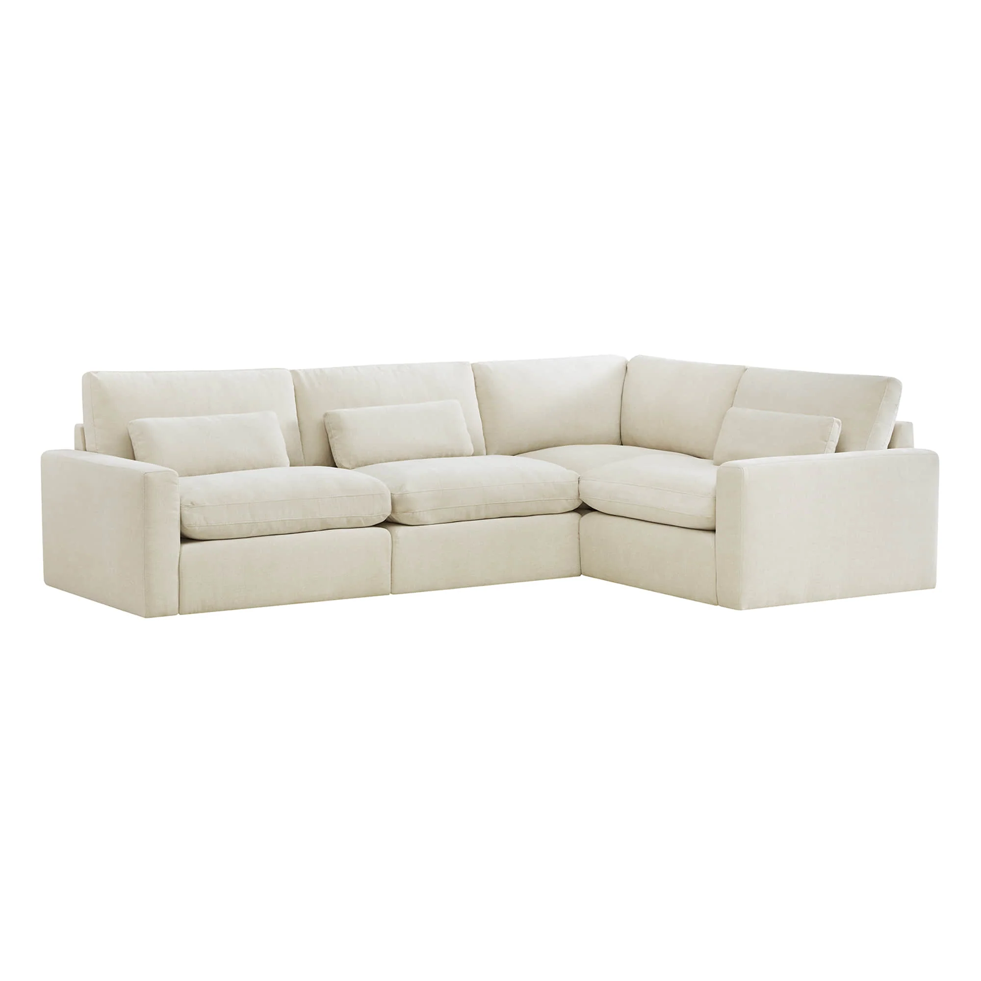 Ivy 4-Seat Performance Fabric Modular Sectional Sofa - Image 18