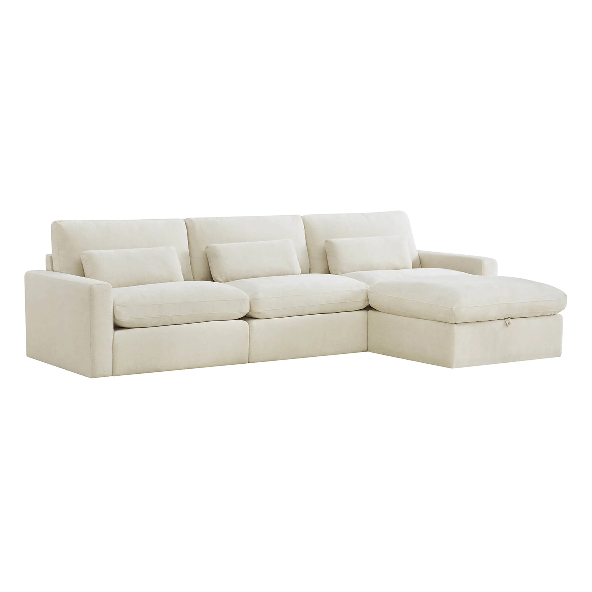 Ivy 4-Seat Performance Fabric Modular Sectional Sofa - Image 19