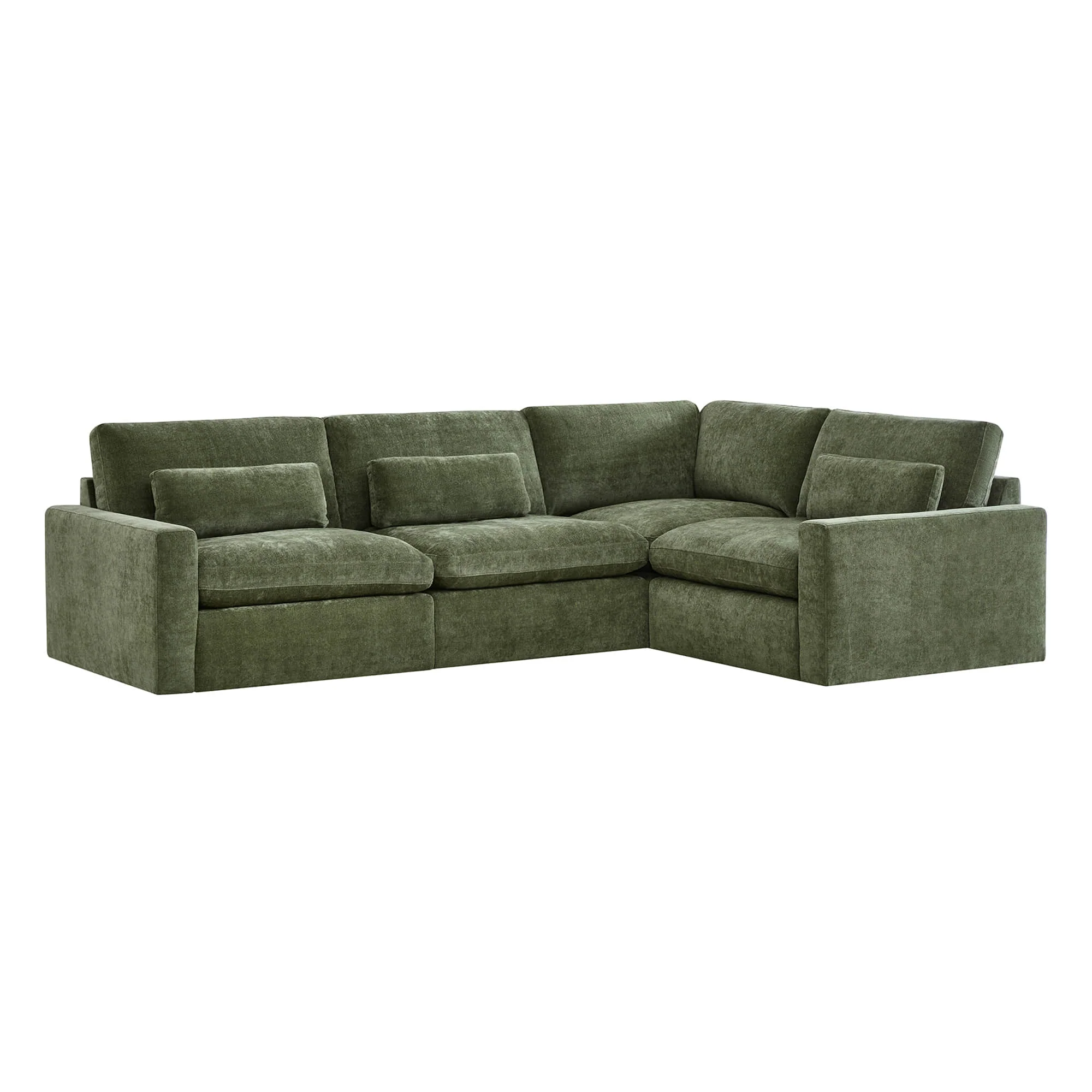 Ivy 4-Seat Performance Fabric Modular Sectional Sofa - Image 29