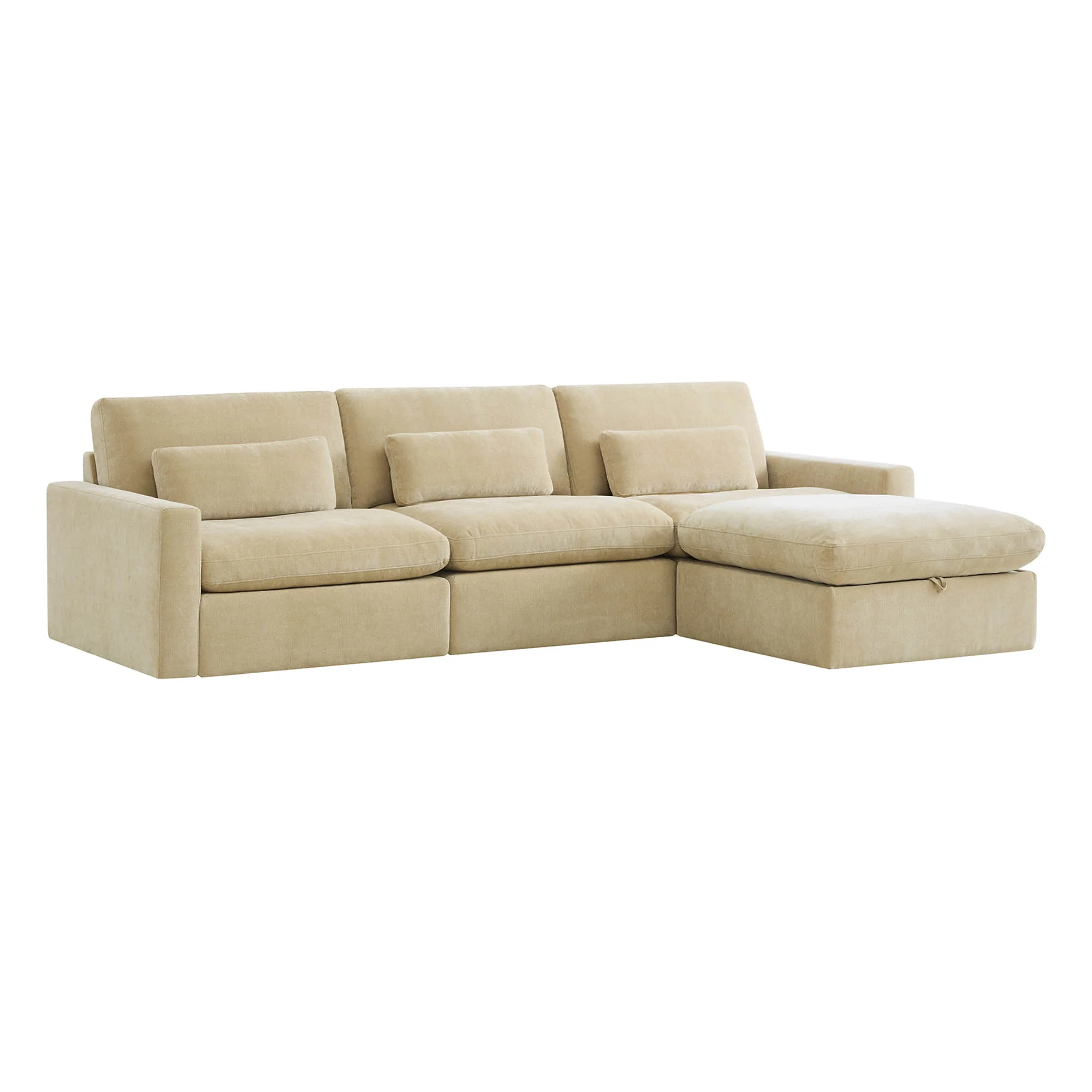 Ivy 4-Seat Performance Fabric Modular Sectional Sofa - Image 35