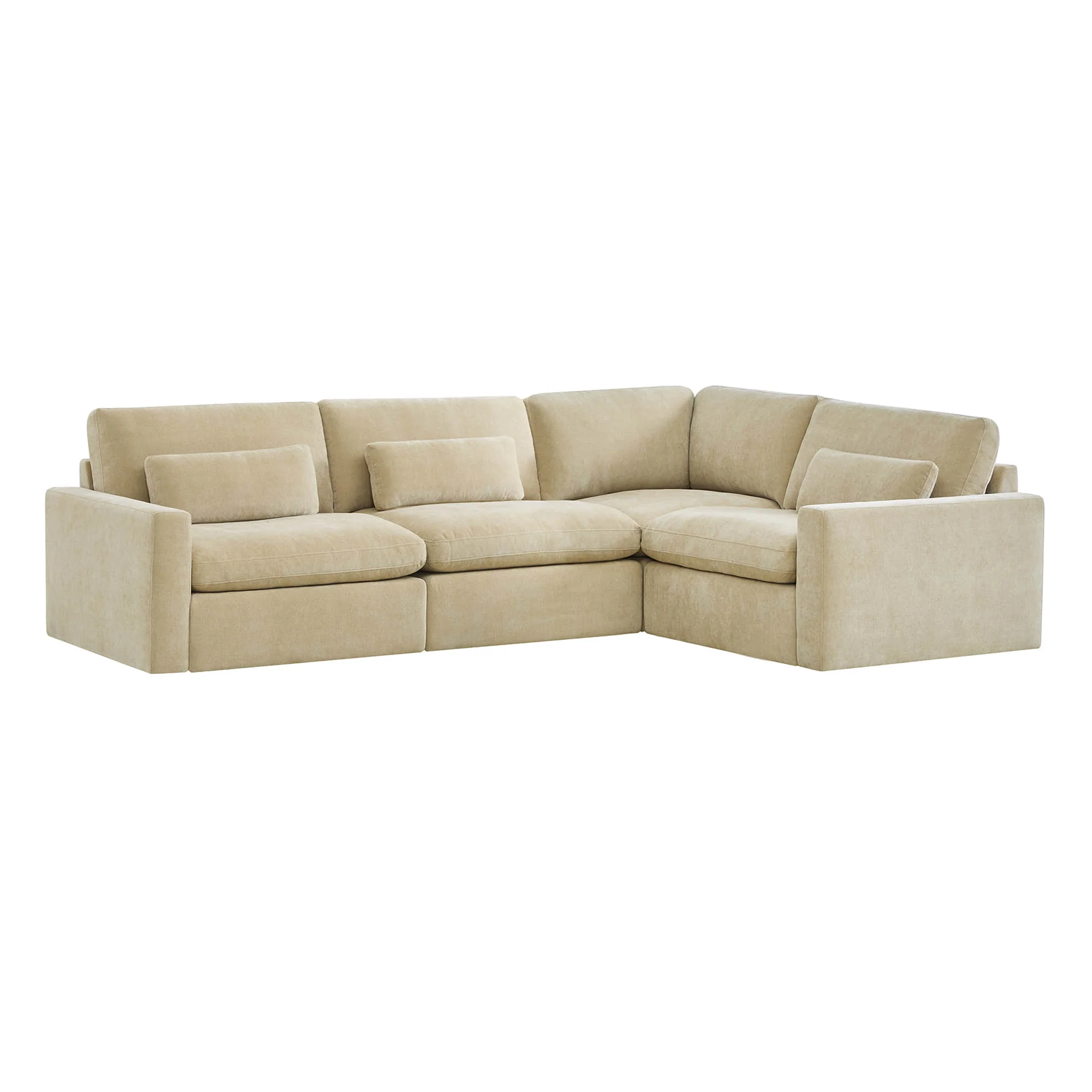 Ivy 4-Seat Performance Fabric Modular Sectional Sofa - Image 37