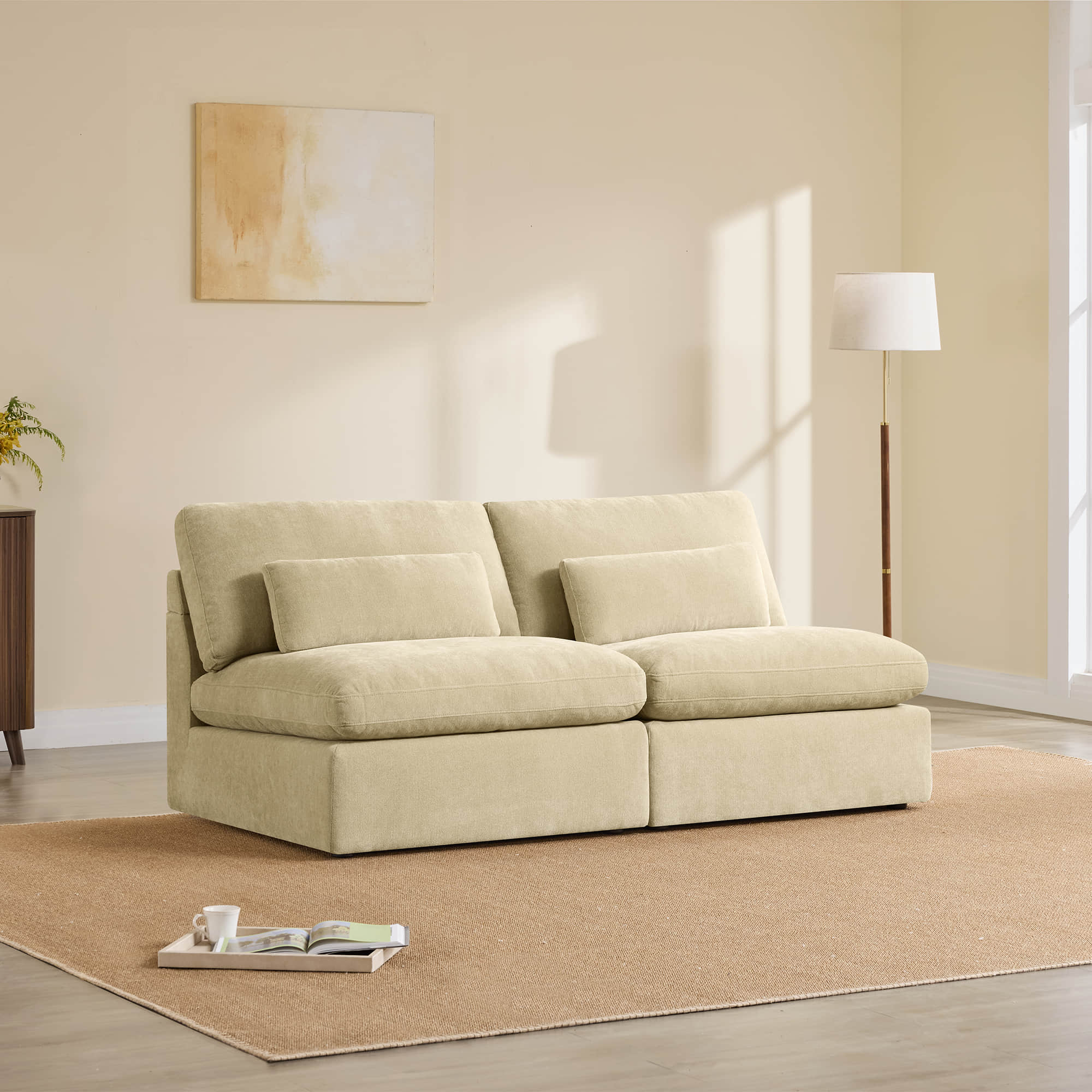 Ivy Modular Armless Chair/2-Seat Armless Sofa - Image 6