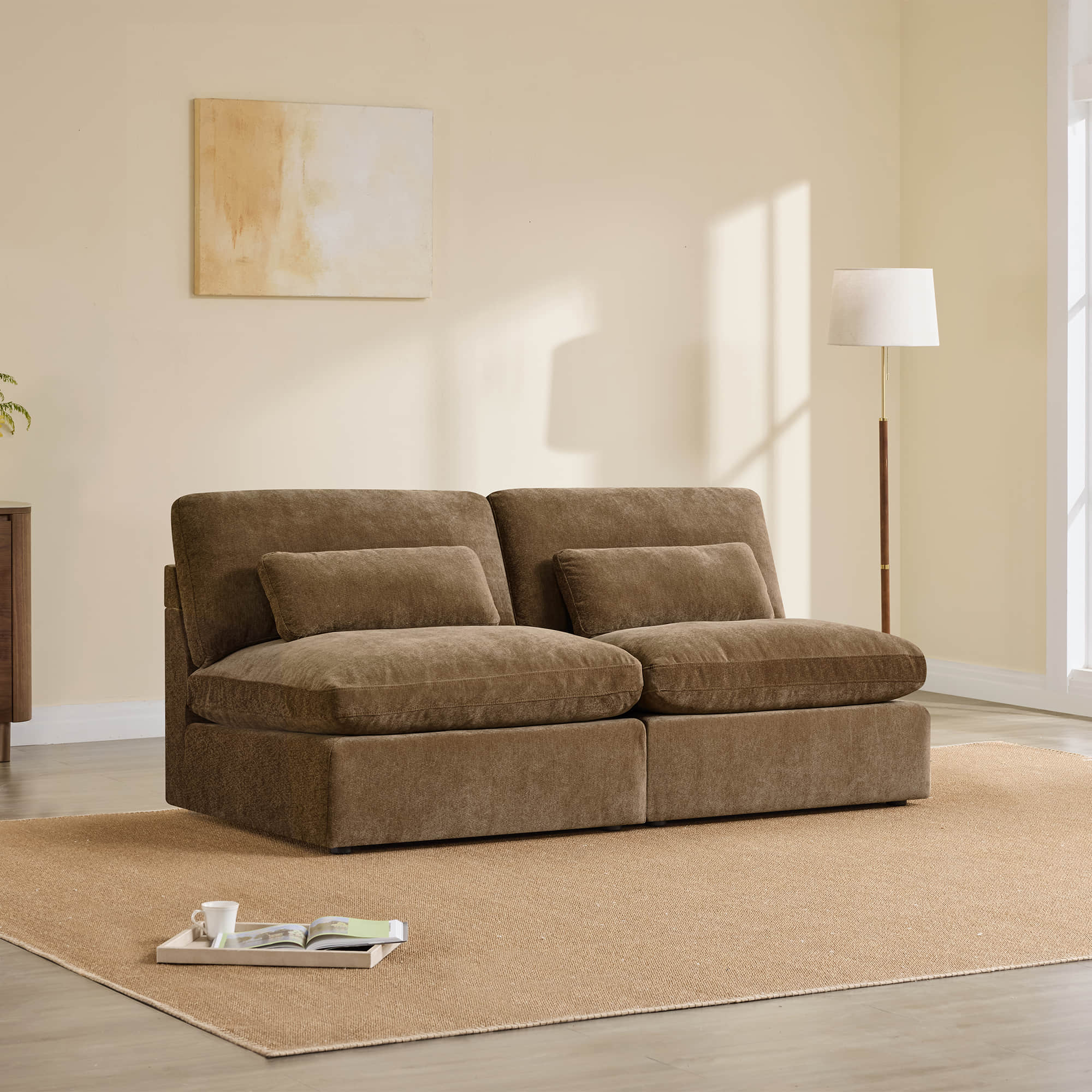 Ivy Modular Armless Chair/2-Seat Armless Sofa - Image 7