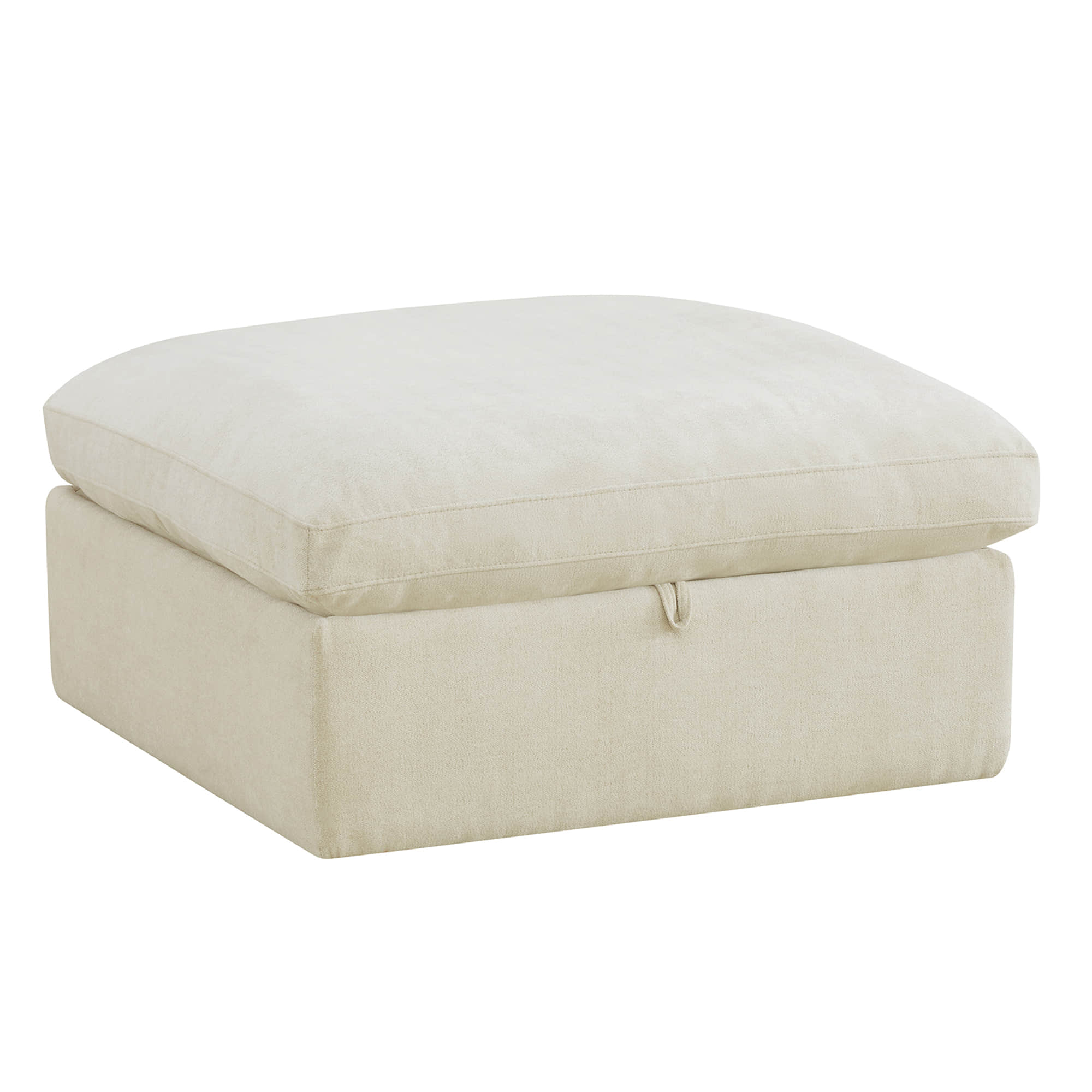Ivy Modular Performance Fabric Ottoman with Storage - Image 5