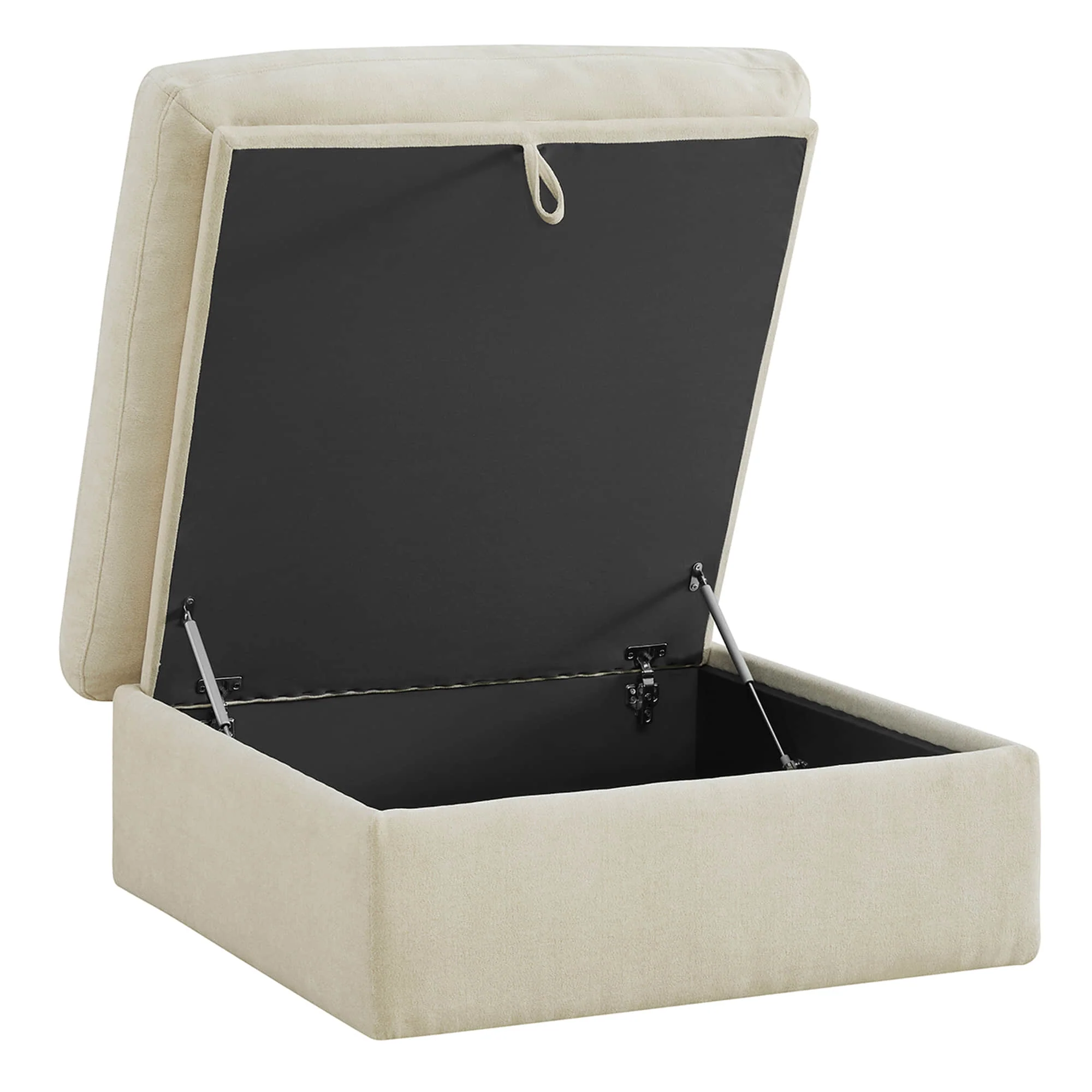Ivy Modular Performance Fabric Ottoman with Storage - Image 6