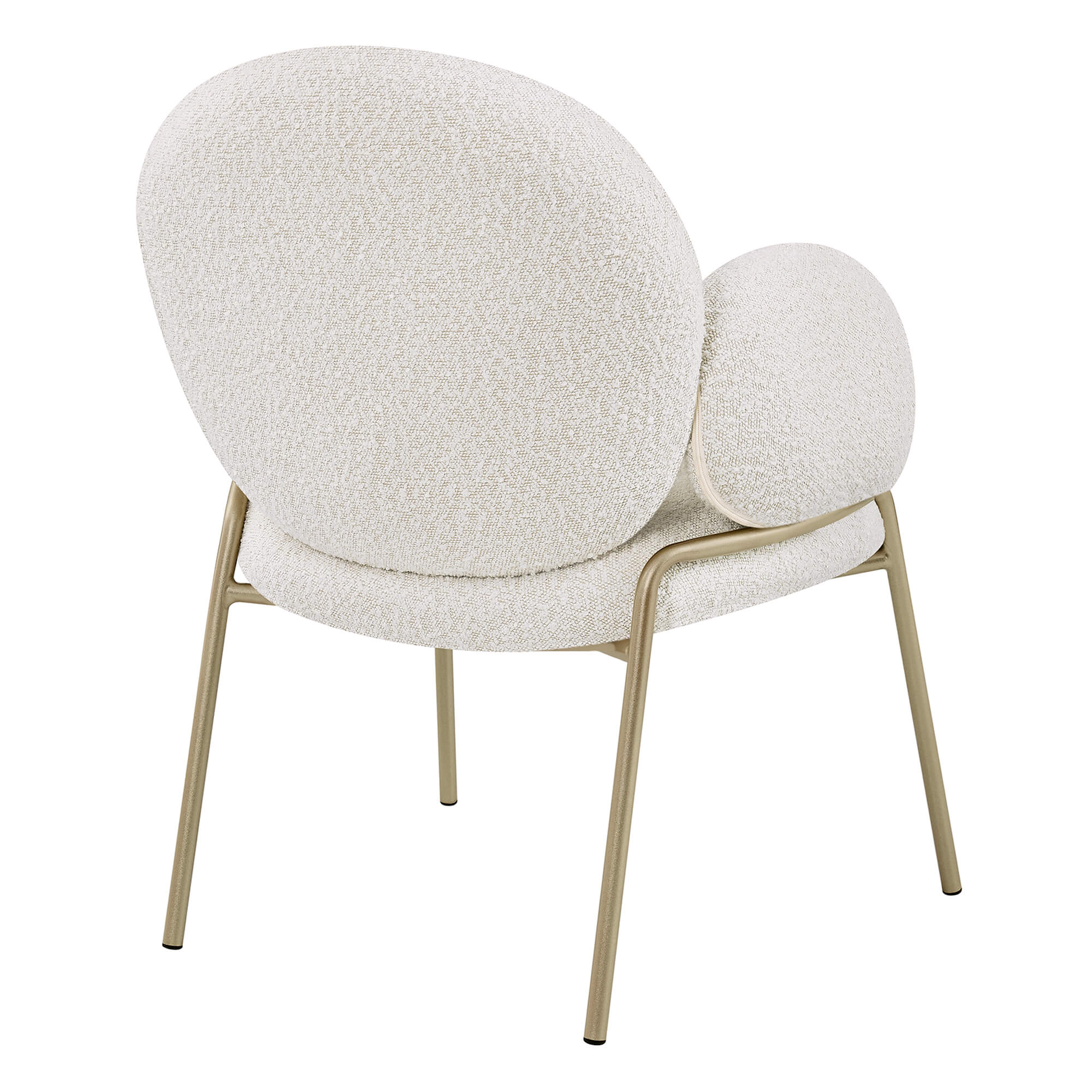 Janet Cloud-Shaped Boucle Dining Chair - Image 7