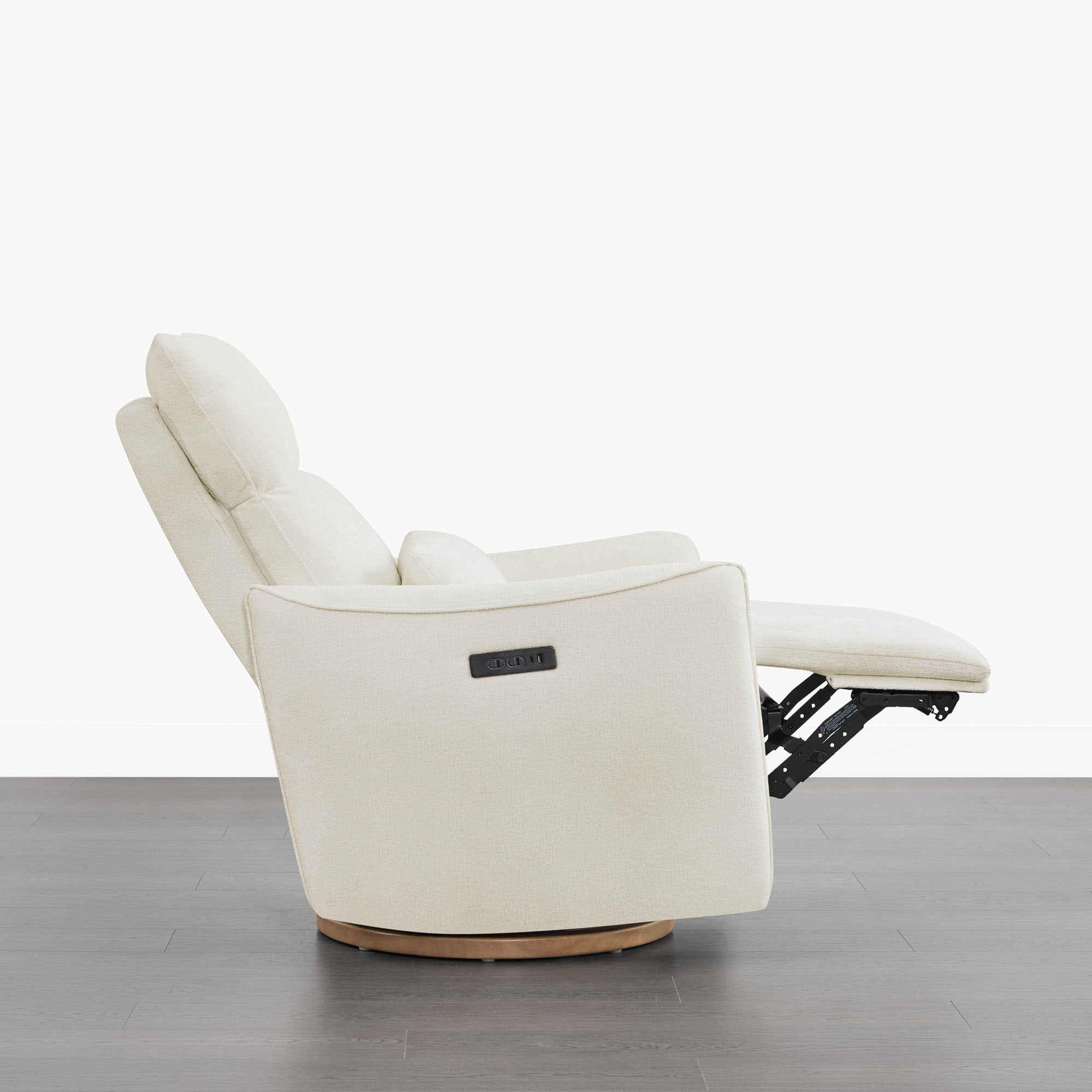 Janice Power Swivel Nursery Glider Recliner with Power Headrest - Image 11