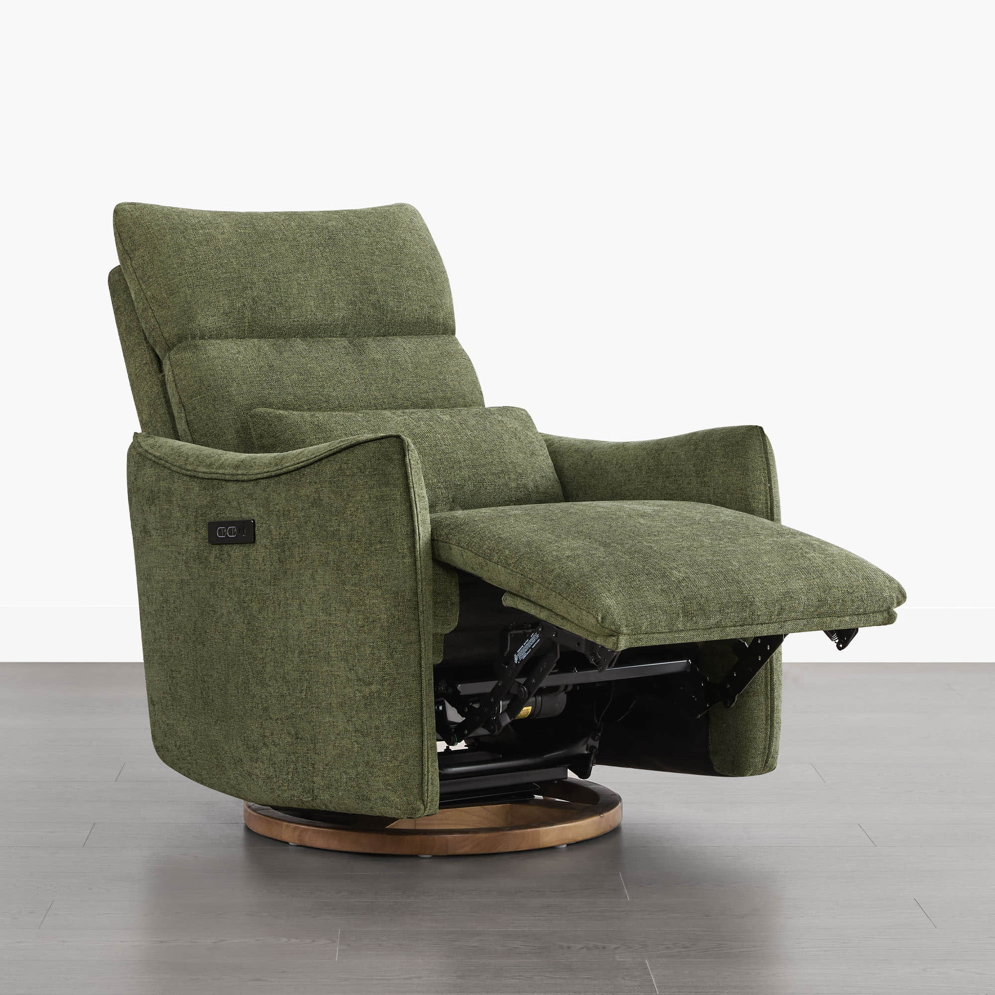 Janice Power Swivel Nursery Glider Recliner with Power Headrest - Image 60