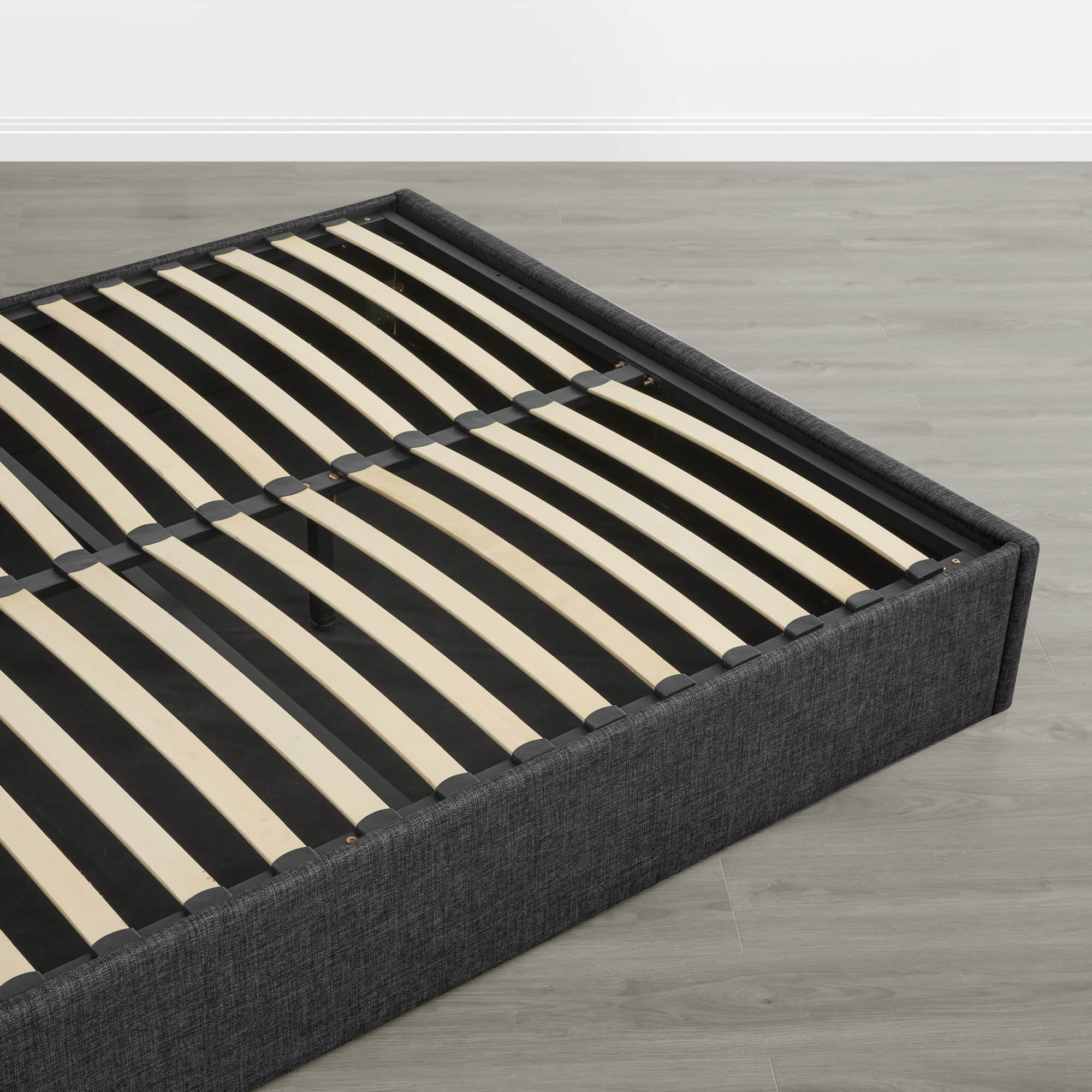 Jeffrey Wingback Upholstered Storage Platform Bed - Image 9