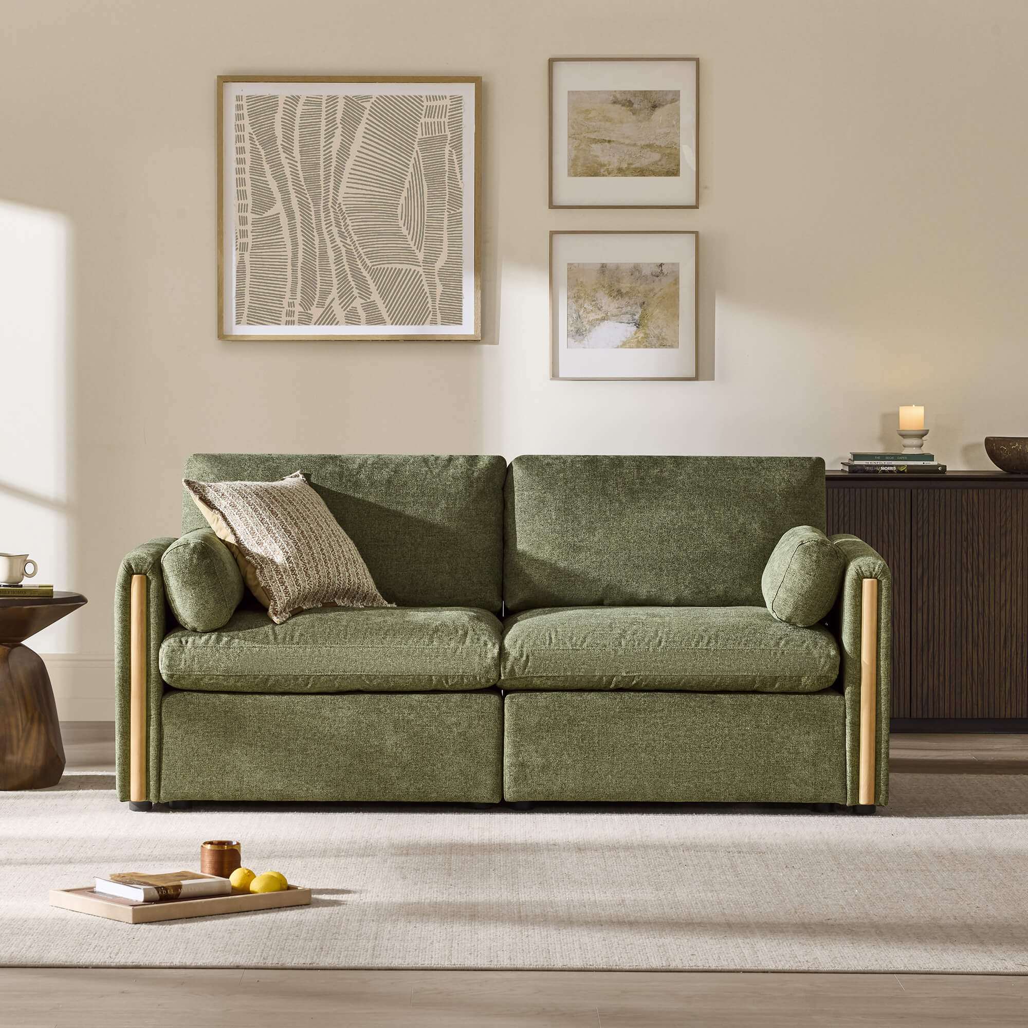 Jonathan Modern Cozy Chenille 2-seat Sofa - Image 13