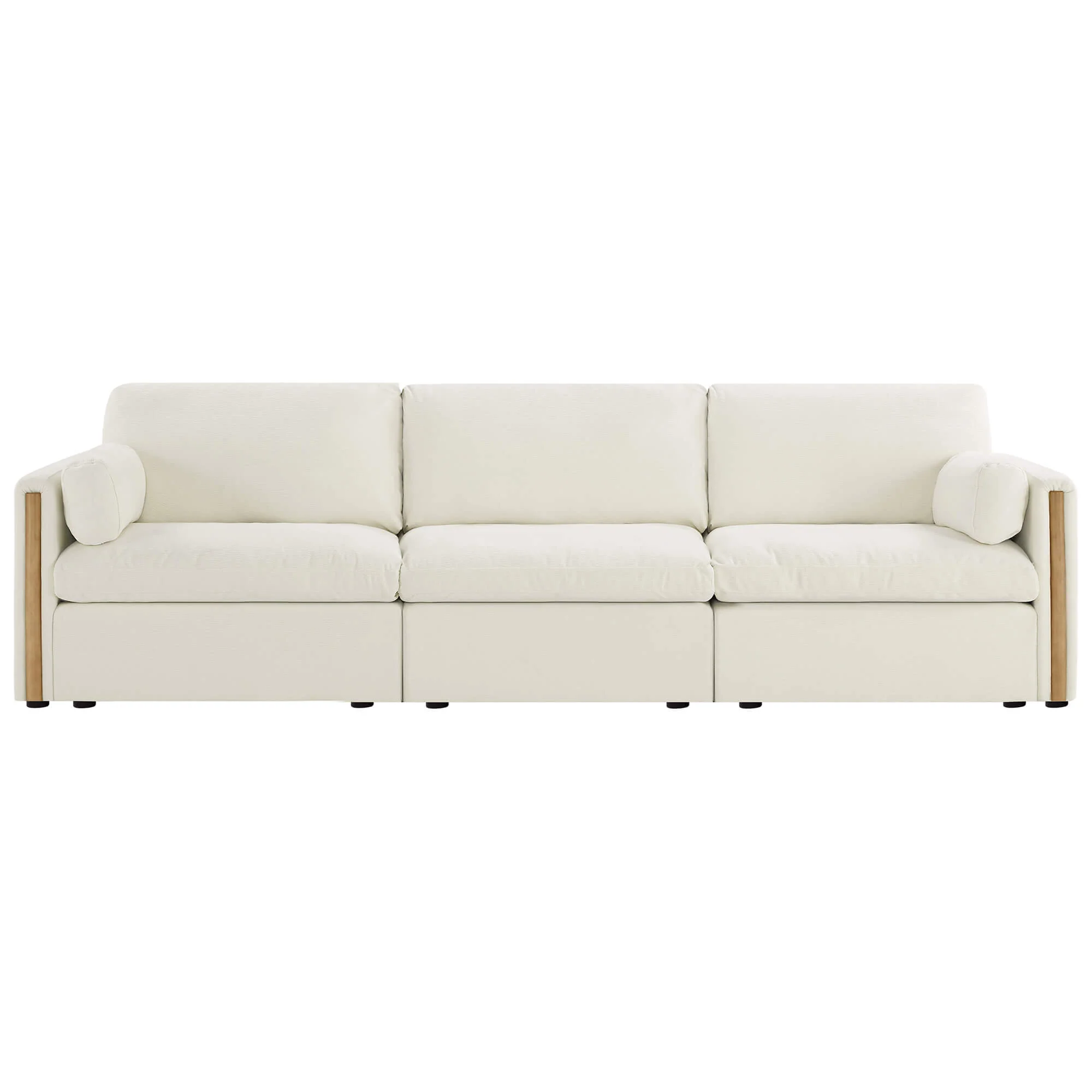 Jonathan Modern Cozy Chenille 3-seat Modular Sofa with Hidden Storage - Image 10