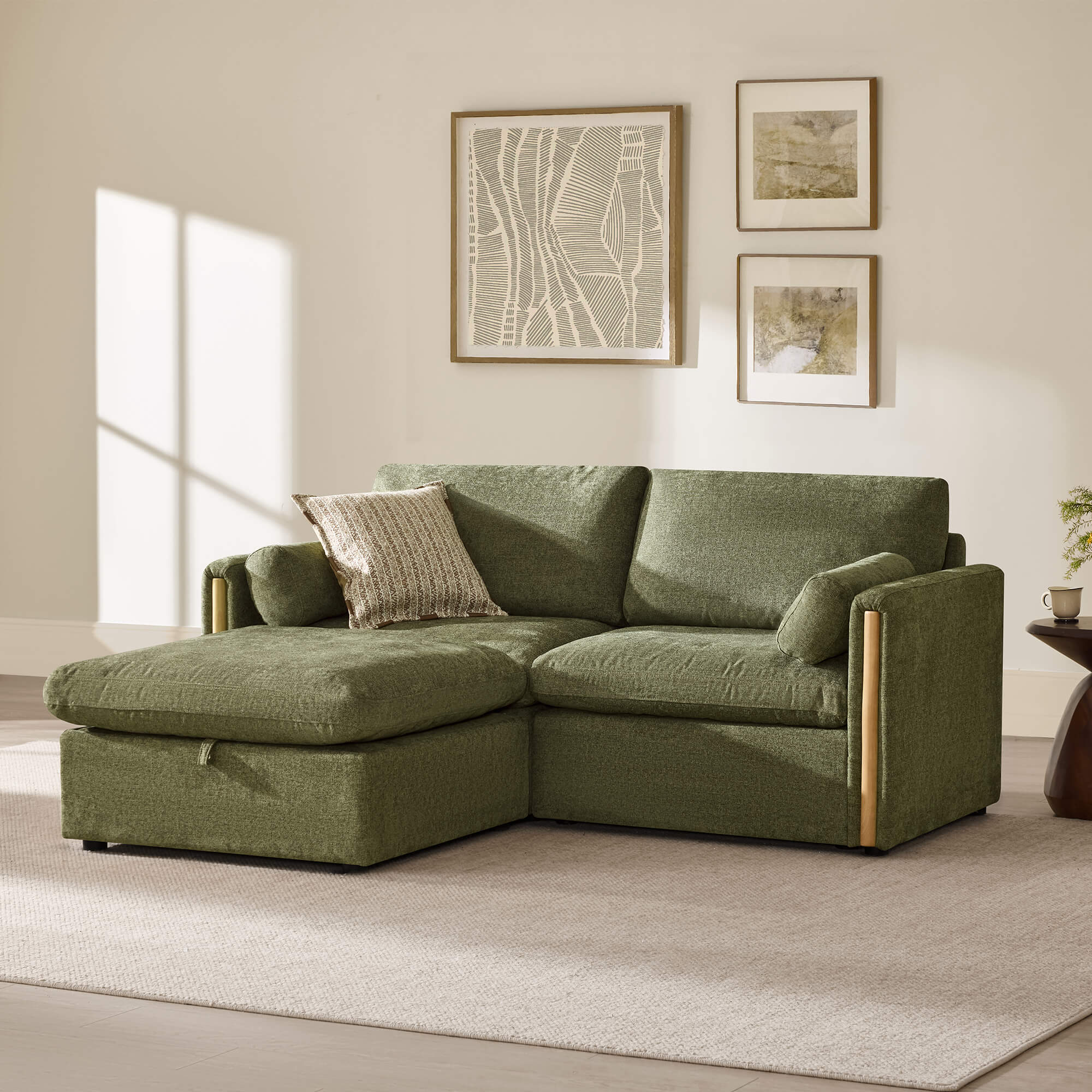 Jonathan Modern Cozy Chenille 3-seat Modular Sofa with Hidden Storage - Image 33