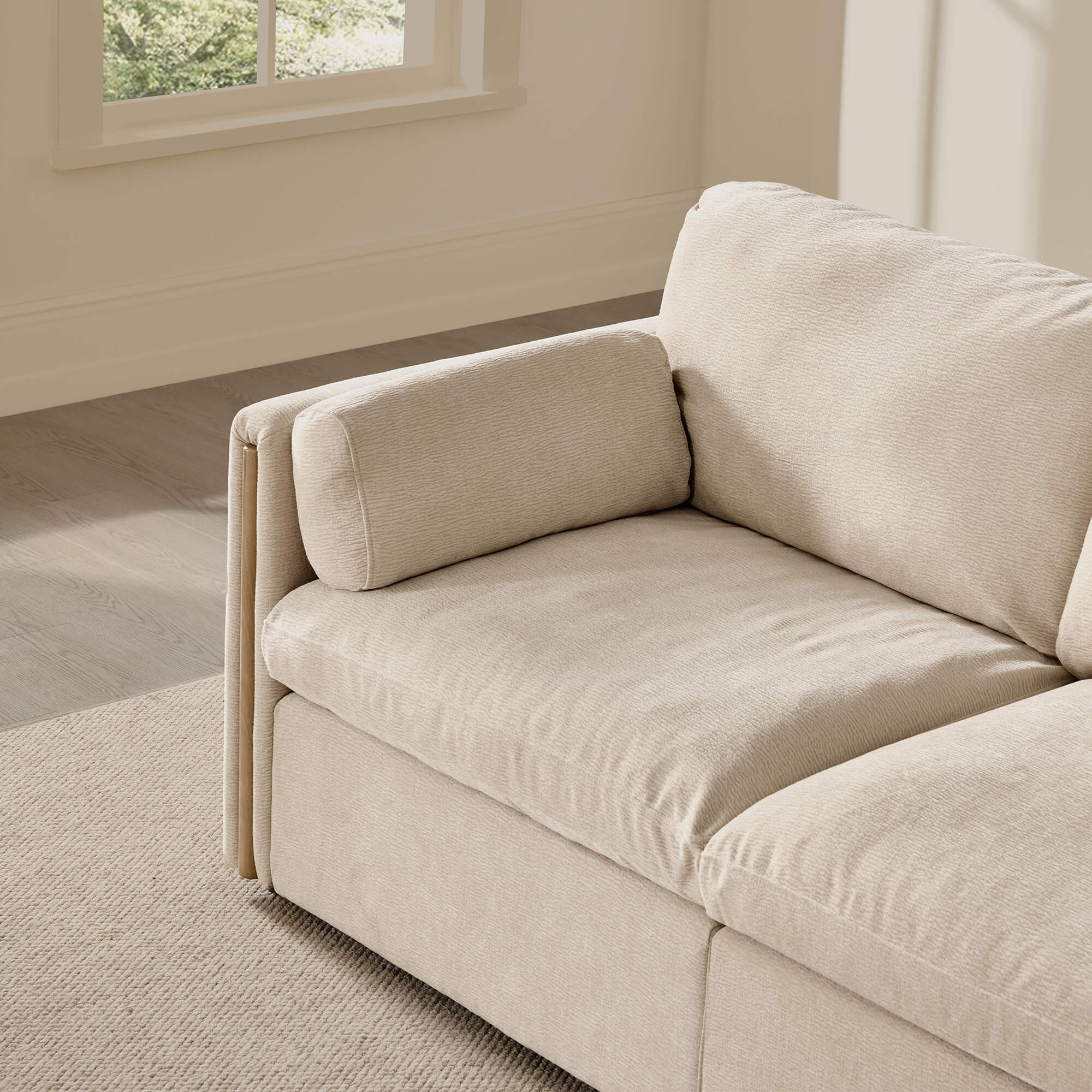 Jonathan Modern Cozy Chenille 3-seat Modular Sofa with Hidden Storage - Image 41