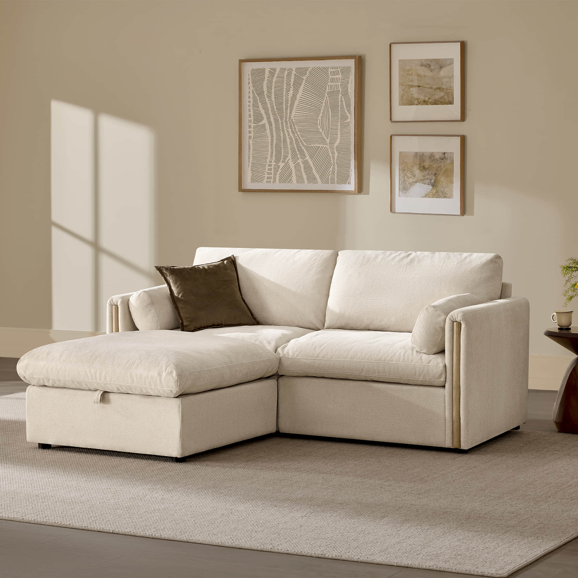 Jonathan Modern Cozy Chenille 3-seat Modular Sofa with Hidden Storage - Image 42