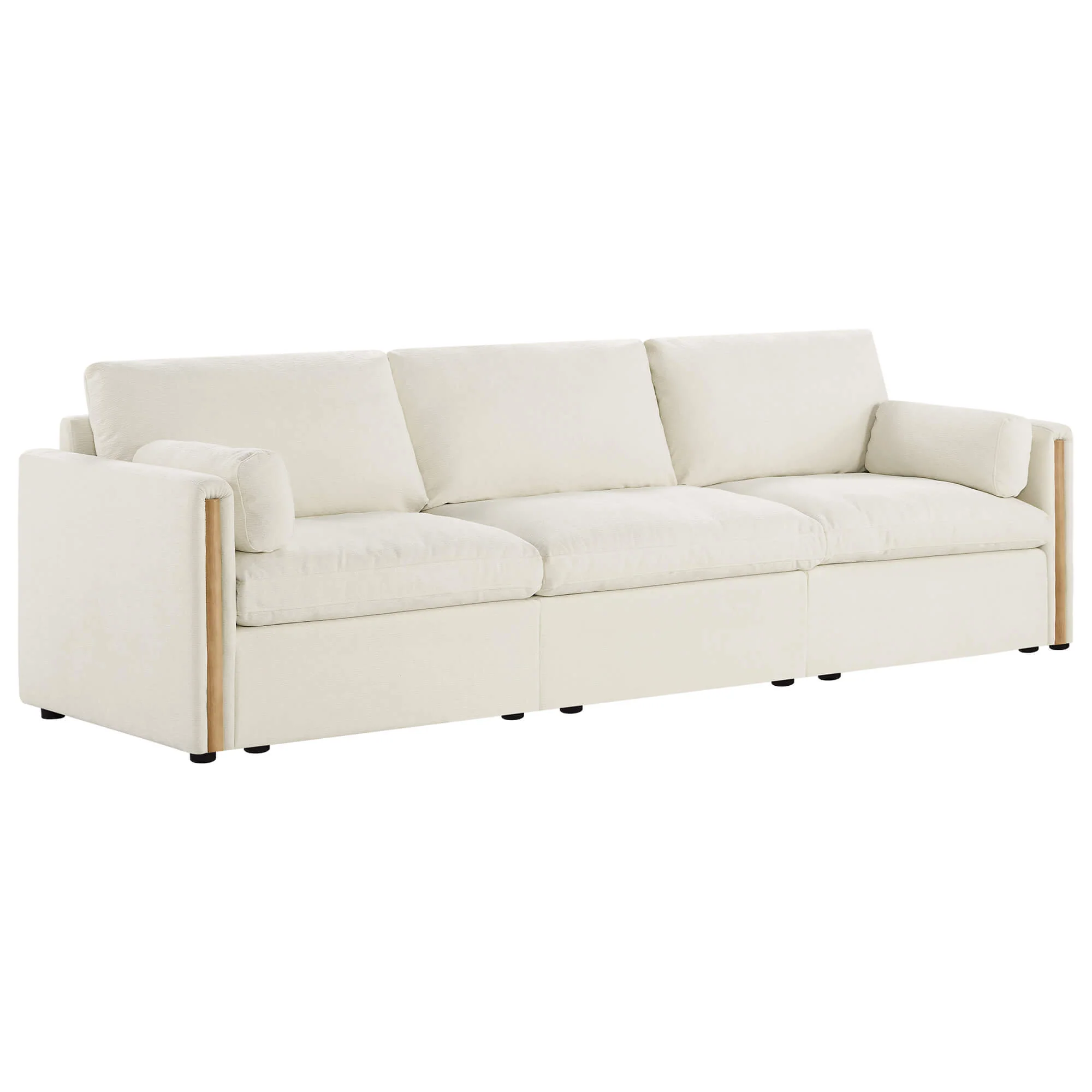 Jonathan Modern Cozy Chenille 3-seat Modular Sofa with Hidden Storage - Image 9