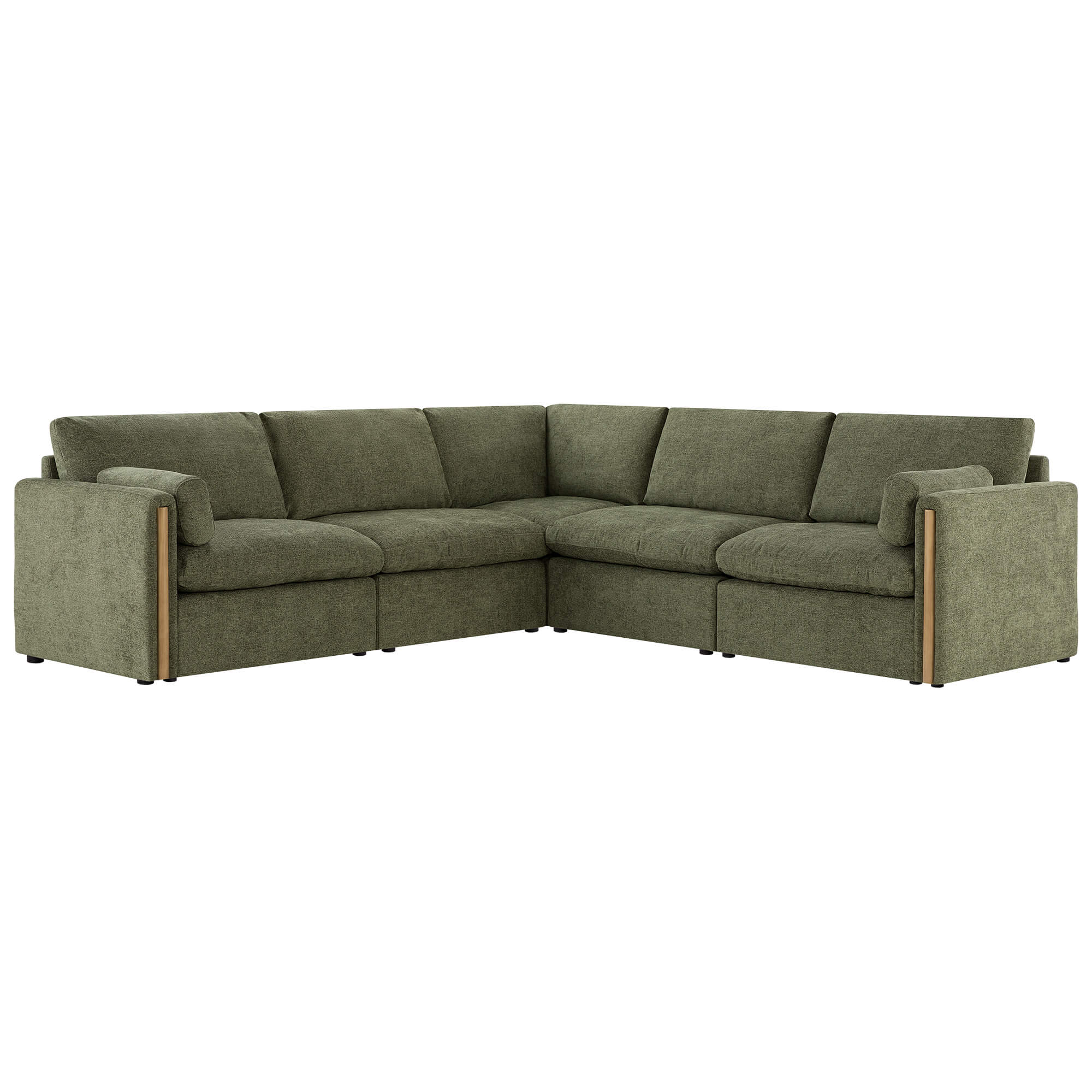 Jonathan Modern Cozy Chenille 5-seat Modular Sofa with Hidden Storage - Image 12