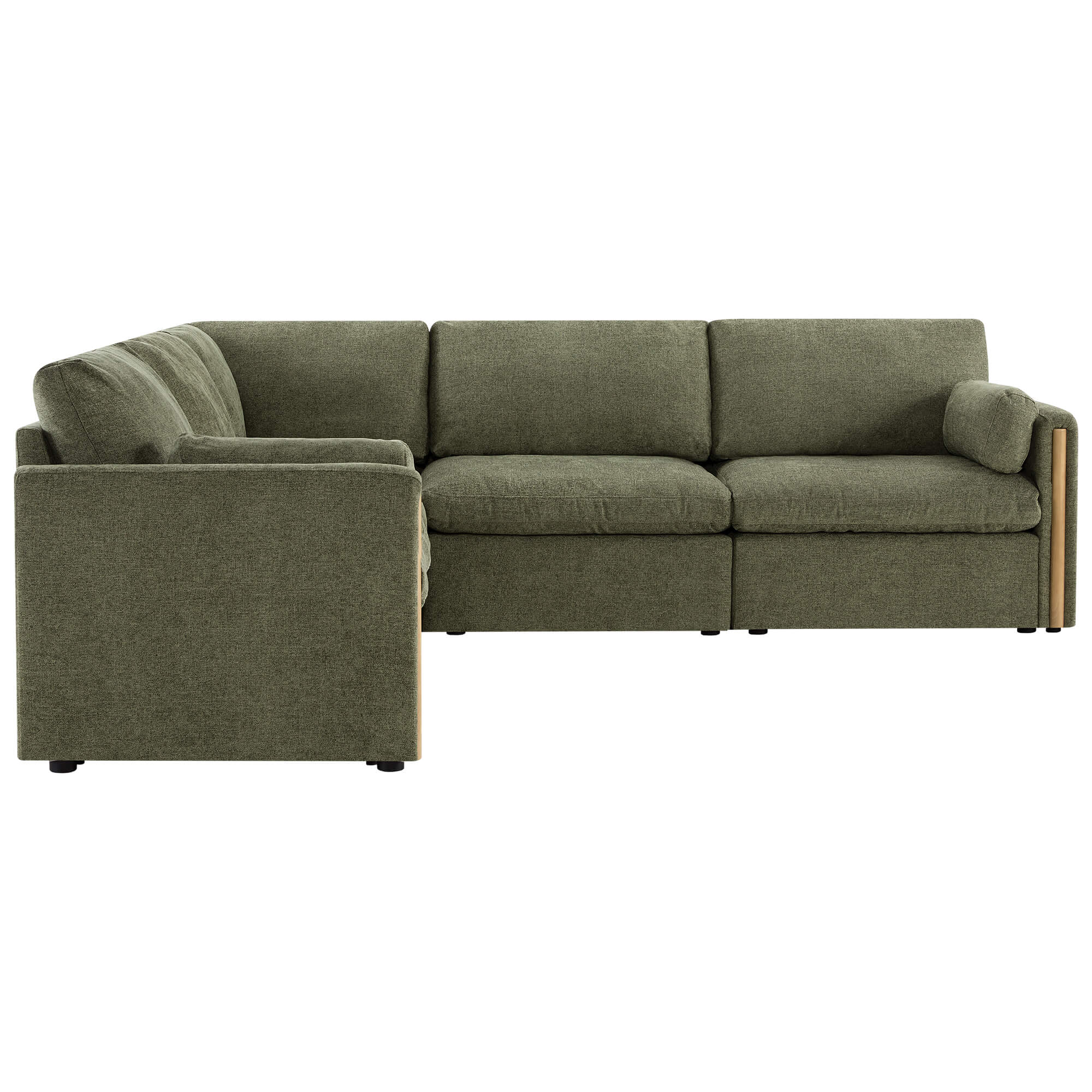 Jonathan Modern Cozy Chenille 5-seat Modular Sofa with Hidden Storage - Image 14