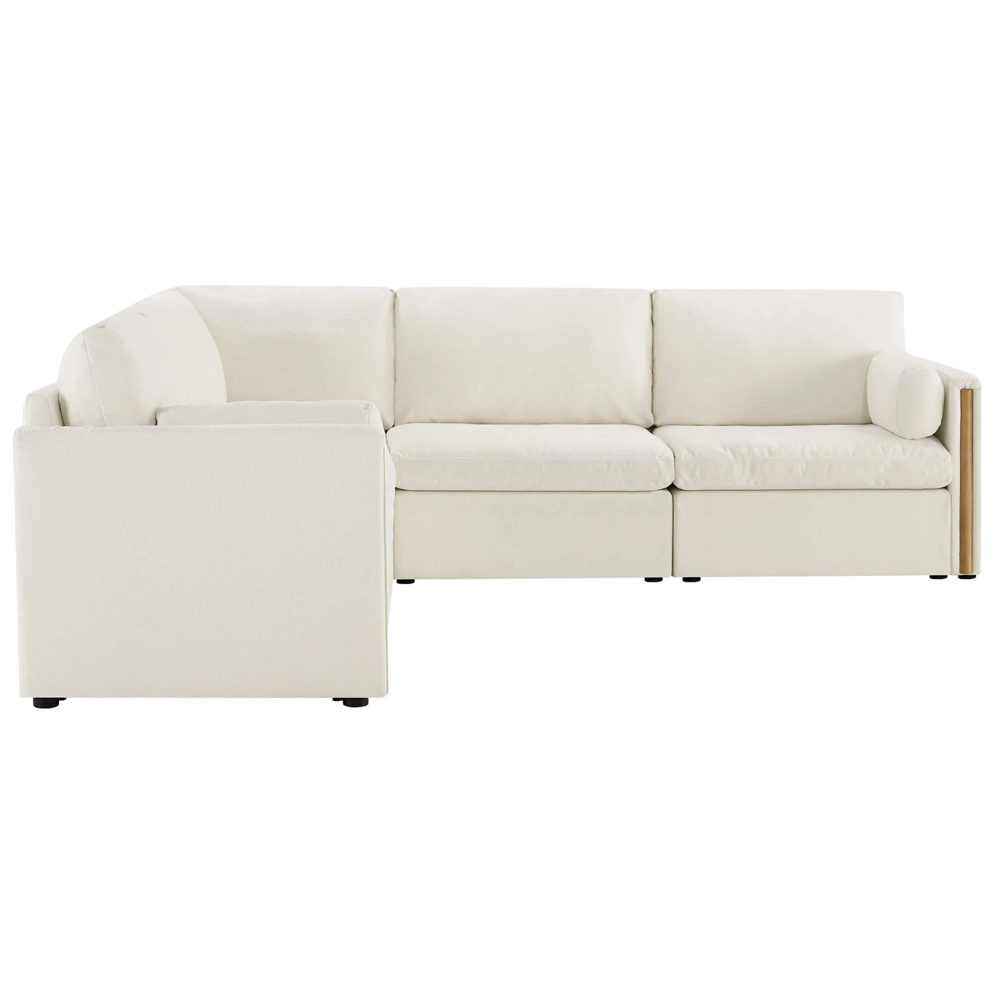 Jonathan Modern Cozy Chenille 5-seat Modular Sofa with Hidden Storage - Image 4