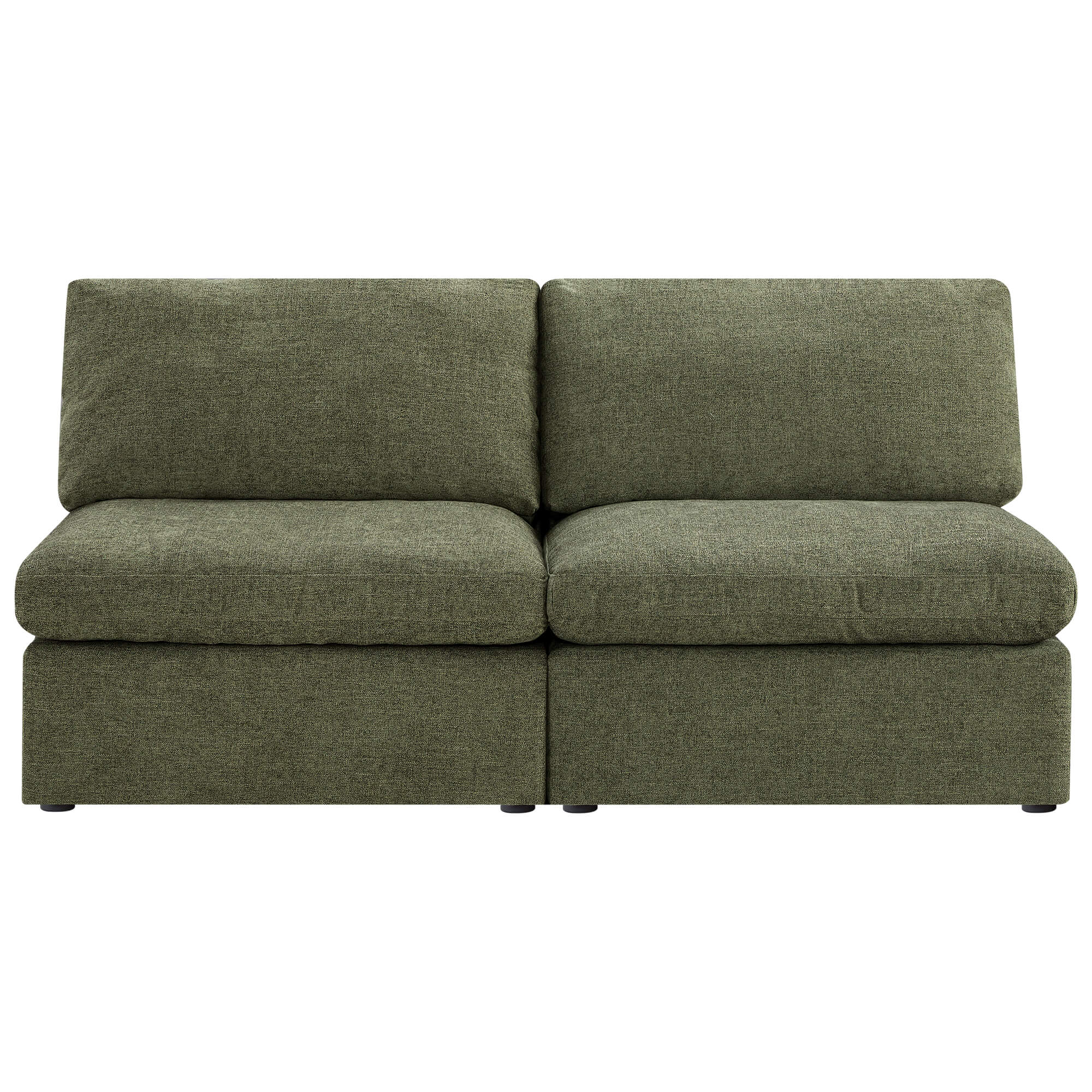 Jonathan Modern Cozy Chenille Sofa Armless Chair - Image 10