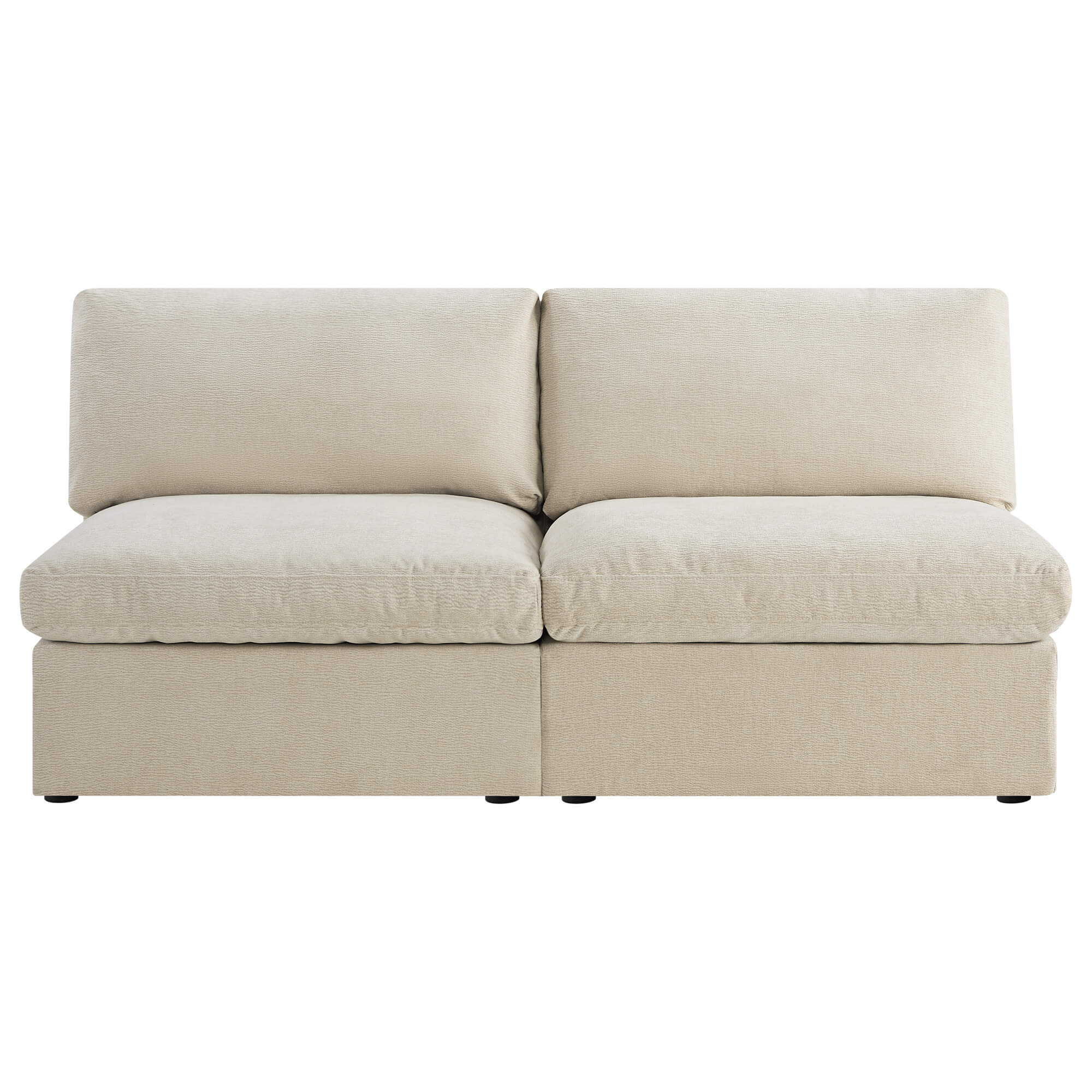 Jonathan Modern Cozy Chenille Sofa Armless Chair - Image 12
