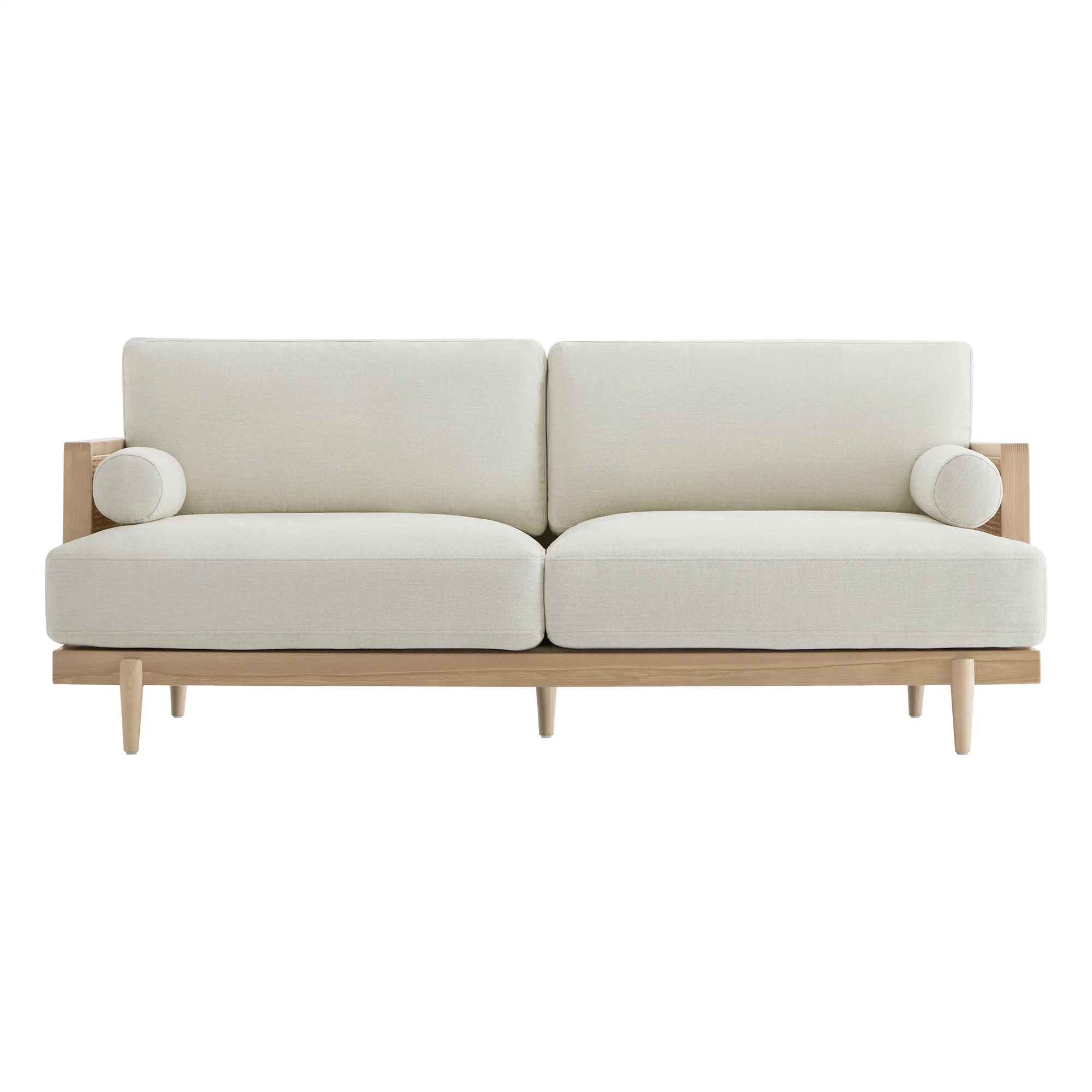 Julane Modern 3-Seater Cane Sofa (78.75'') - Image 6