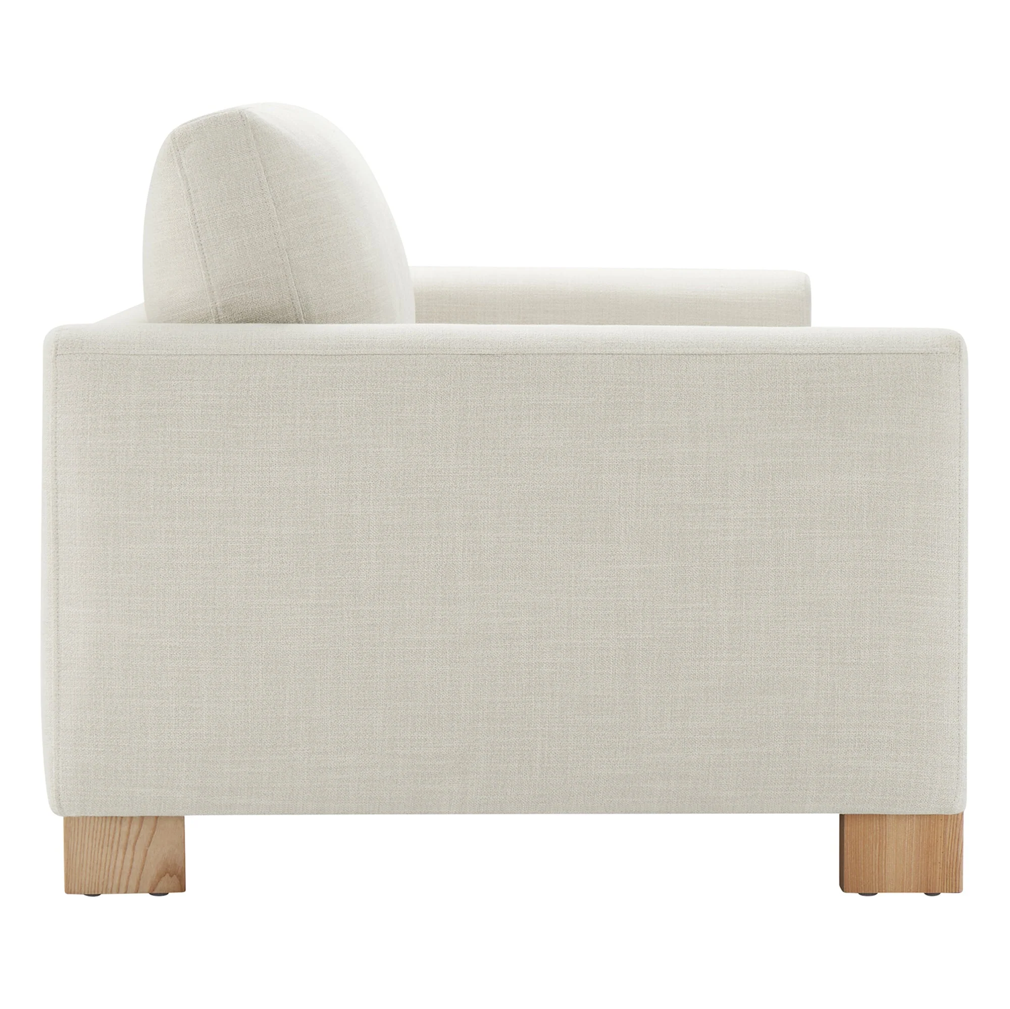 Keaton Performance Fabric 3-Seater Sofa with Ash Wood Base (99'') - Image 10