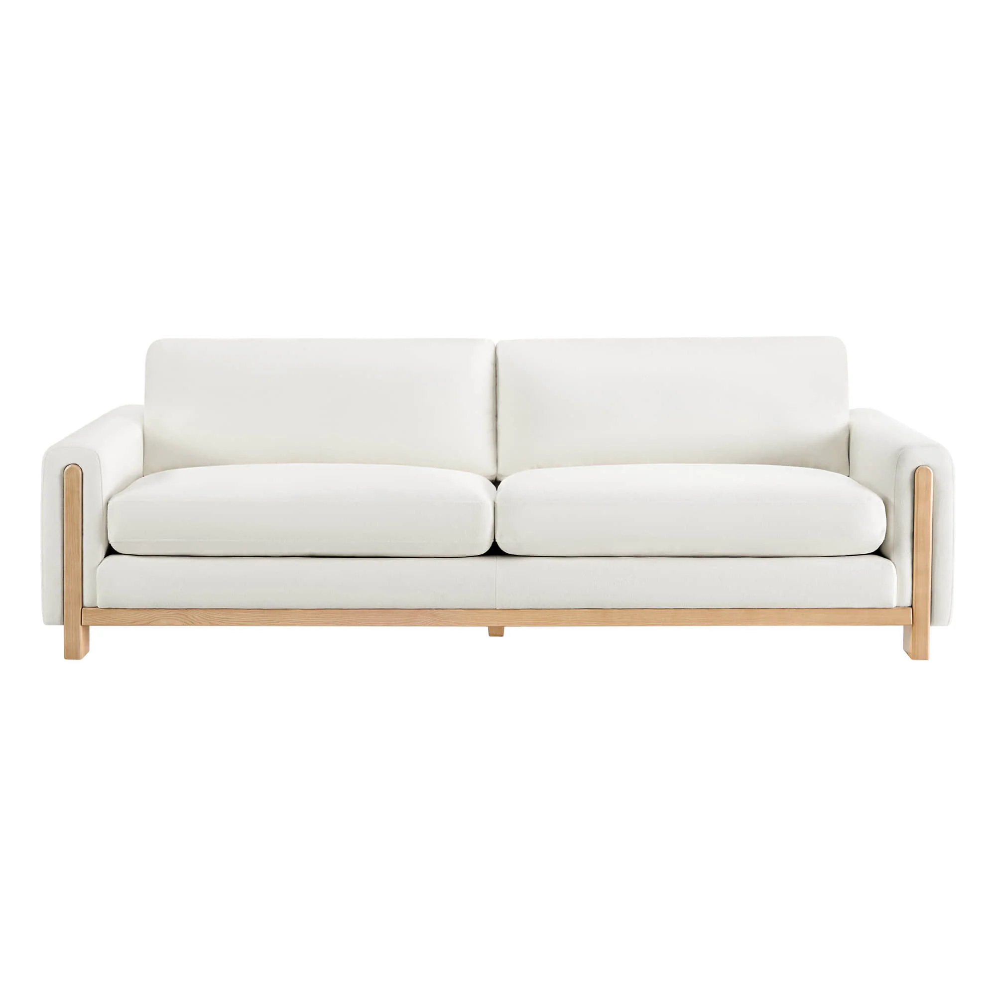 Keaton Performance Fabric 3-Seater Sofa with Ash Wood Base (99'') - Image 22