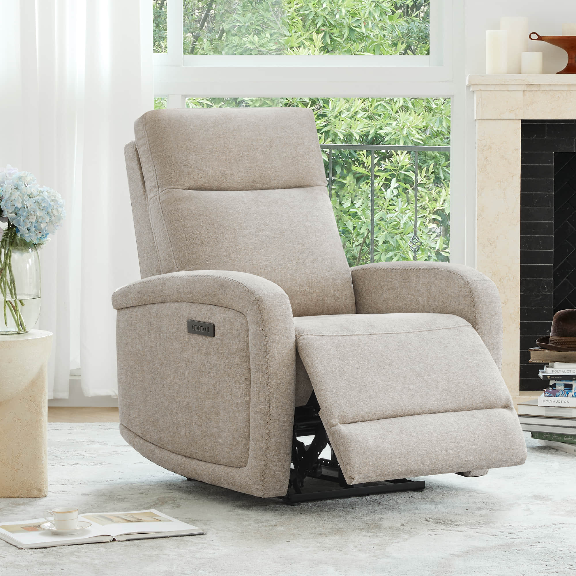 Keni Wall Hugger Power Recliner with Power Headrest - Image 7