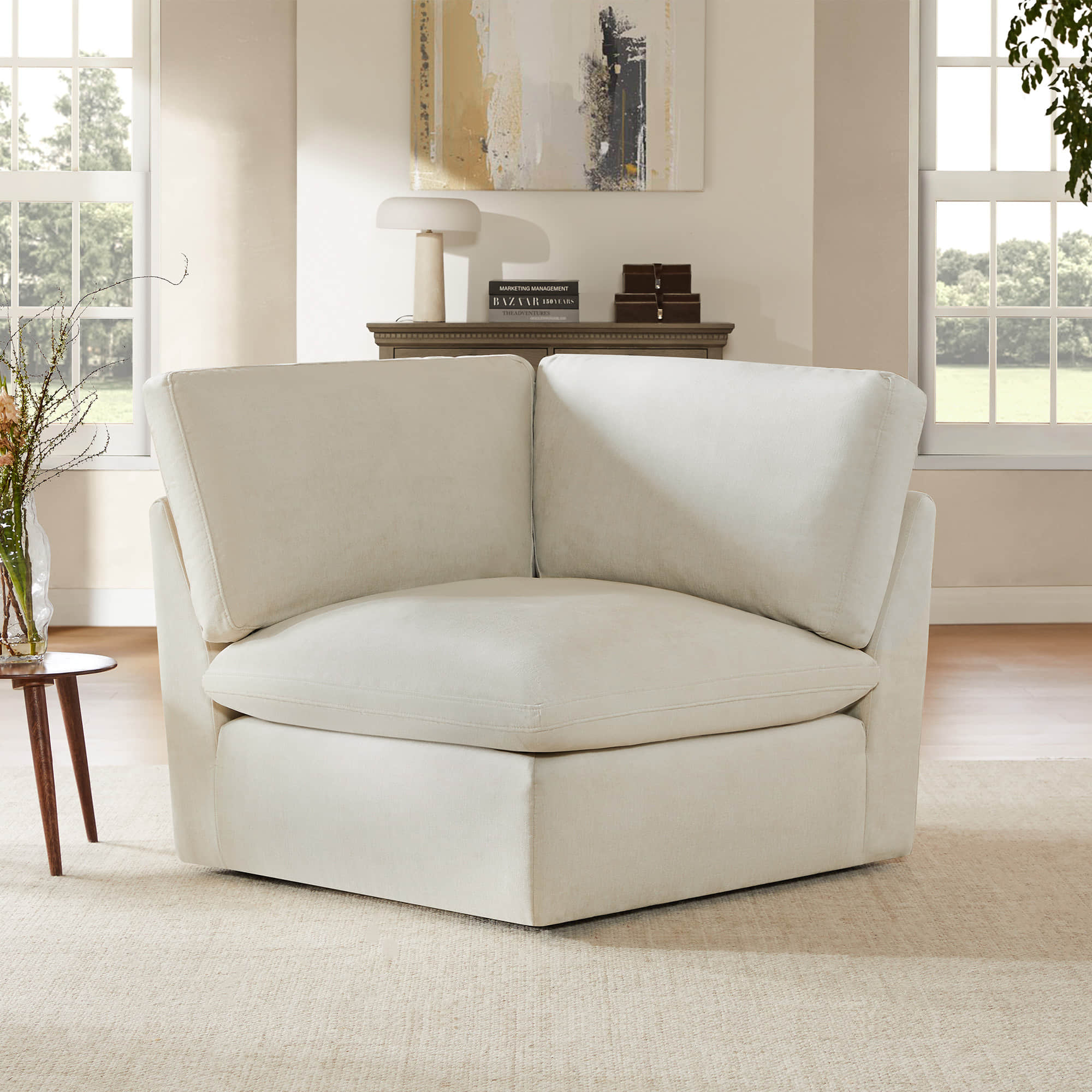 Kenna Modular 4 Seat Sofa-Chaise Sectional - Image 9