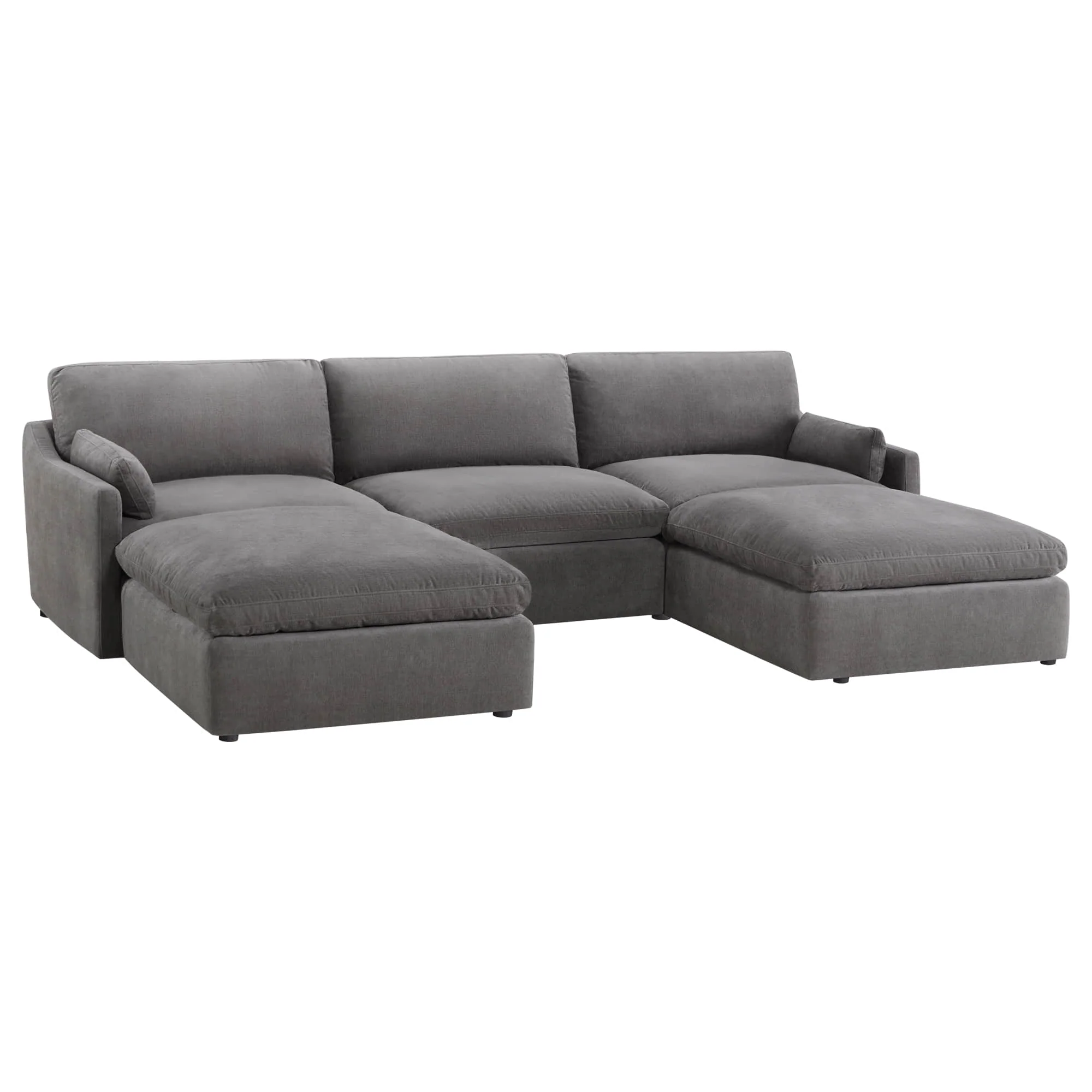 Kenna Modular 5 Seat Sofa Chaise Sectional - Image 13
