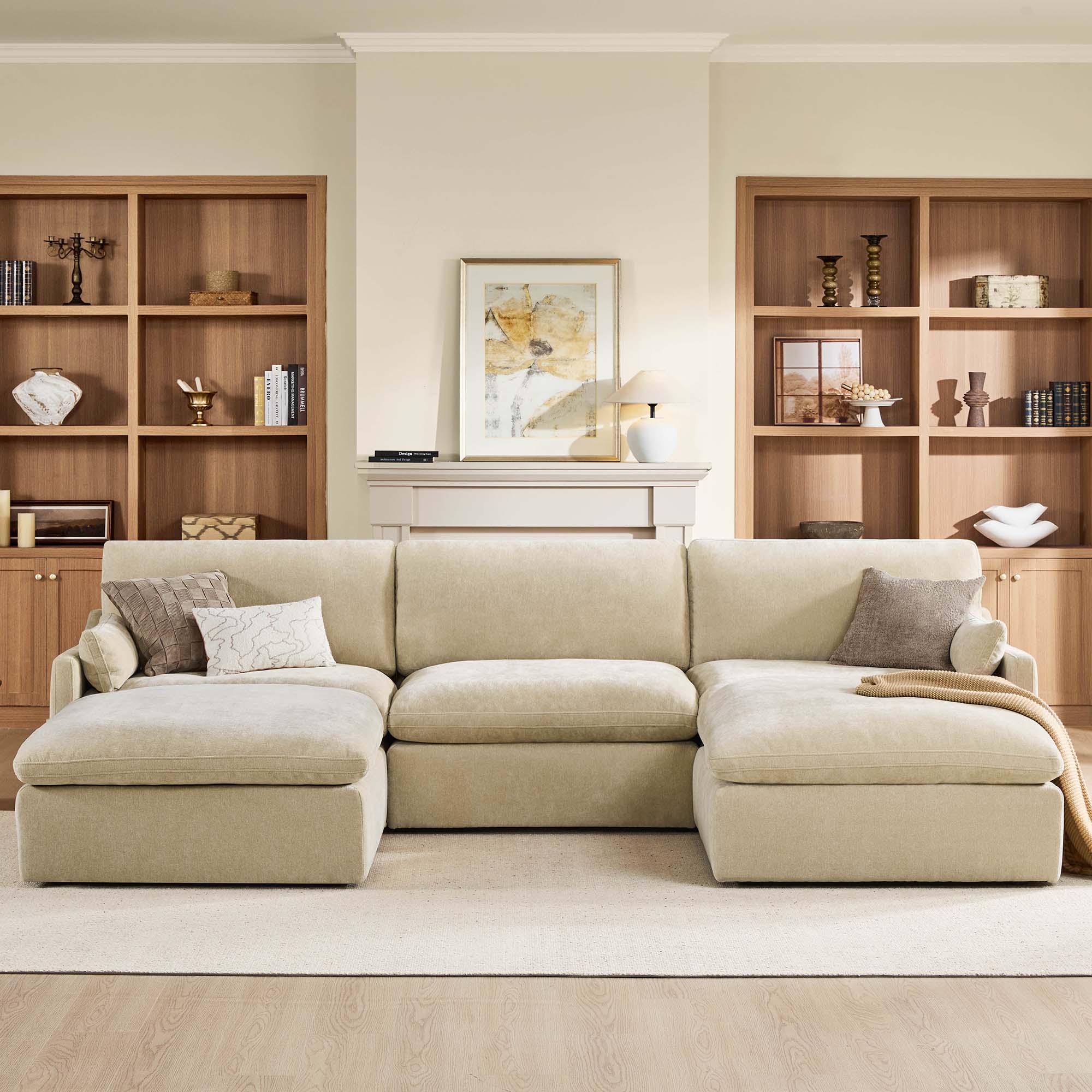 Kenna Modular 5 Seat Sofa Chaise Sectional - Image 25
