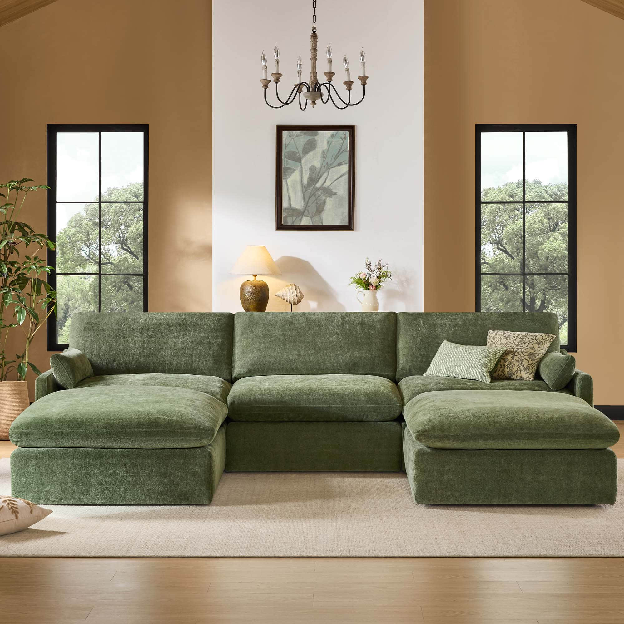 Kenna Modular 5 Seat Sofa Chaise Sectional - Image 27