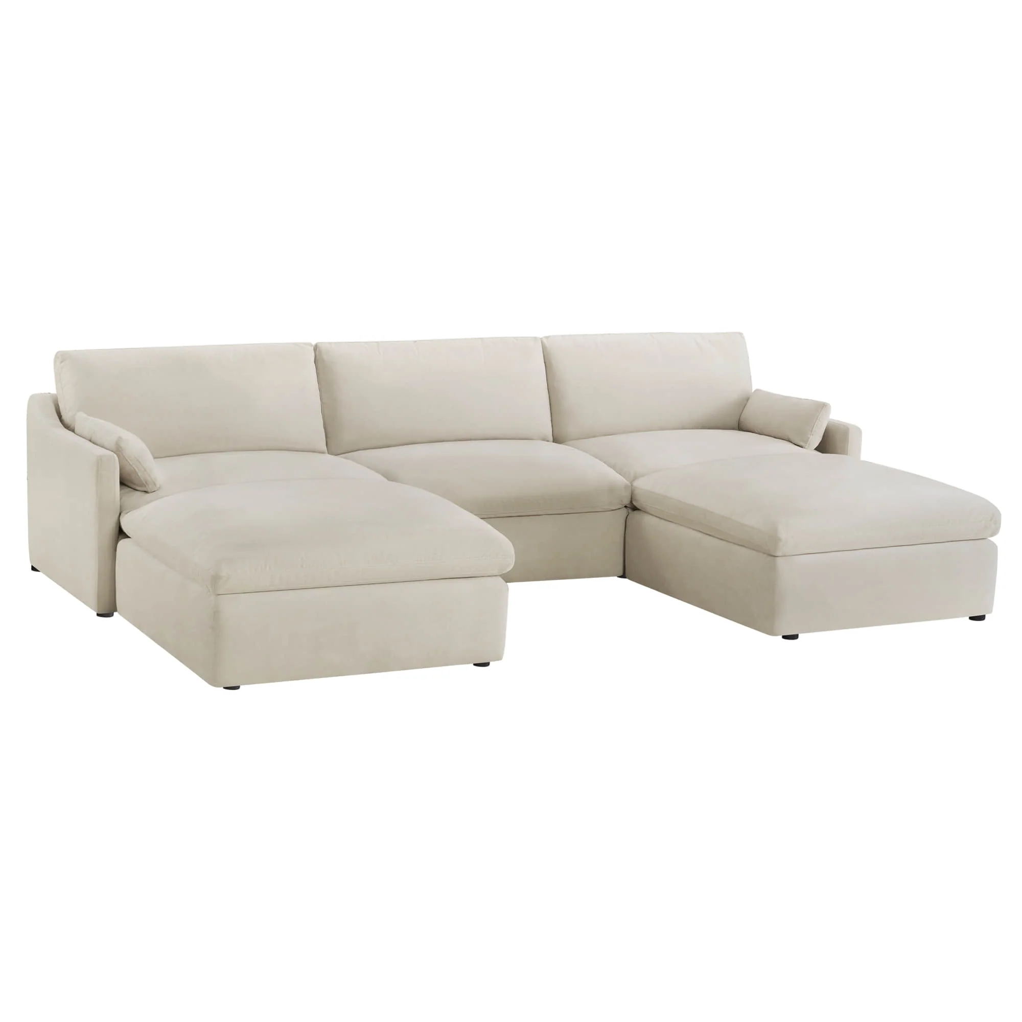 Kenna Modular 5 Seat Sofa Chaise Sectional - Image 6