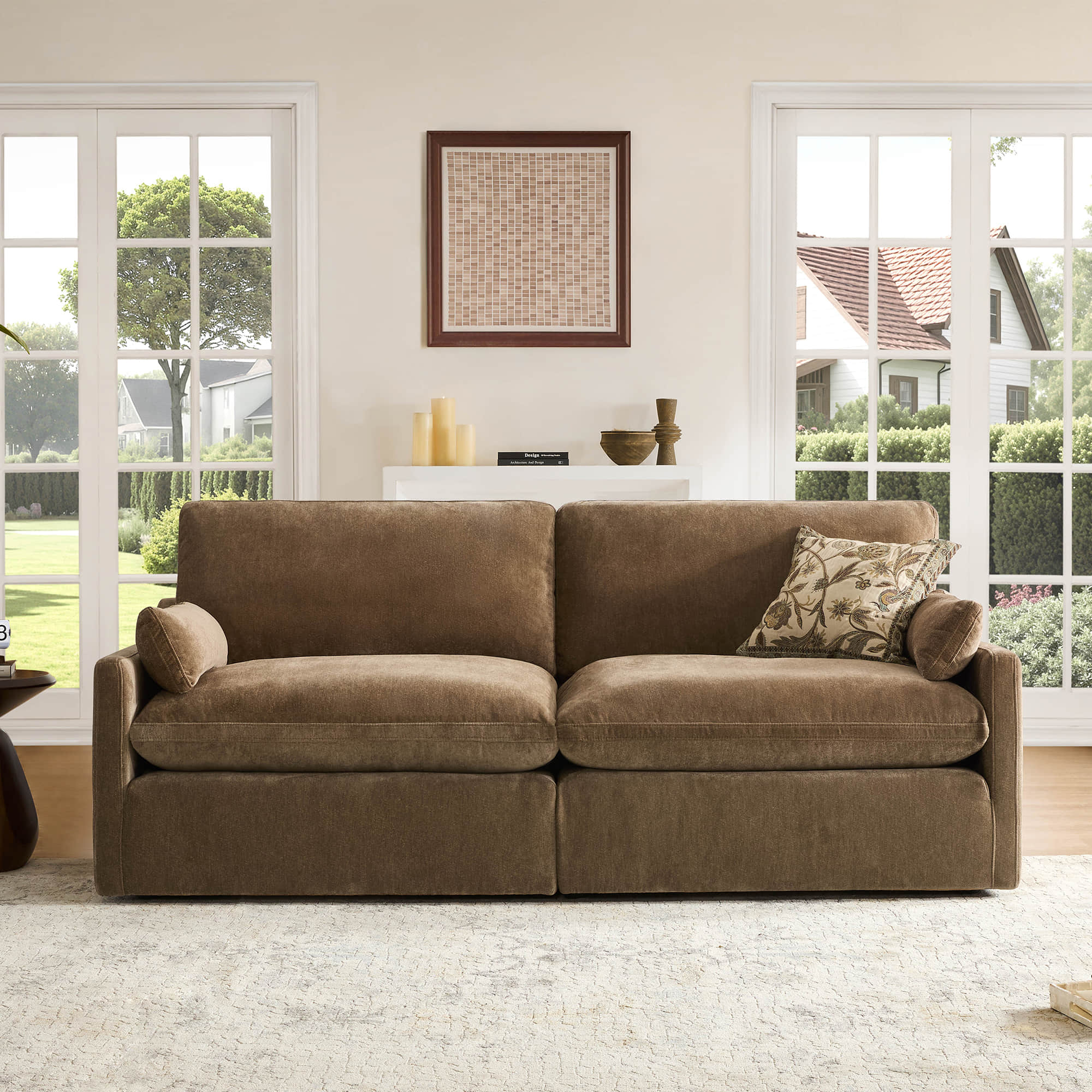 Kenna 6 Seat Modular Sofa Pit Sectional - Image 38