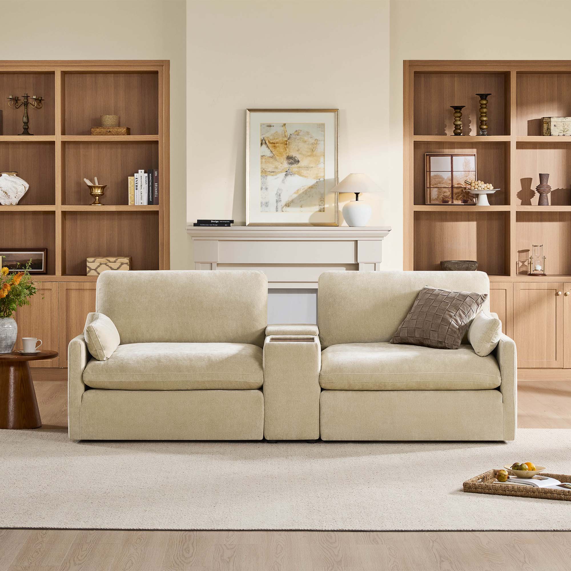 Kenna 6 Seat Modular Sofa Pit Sectional - Image 47