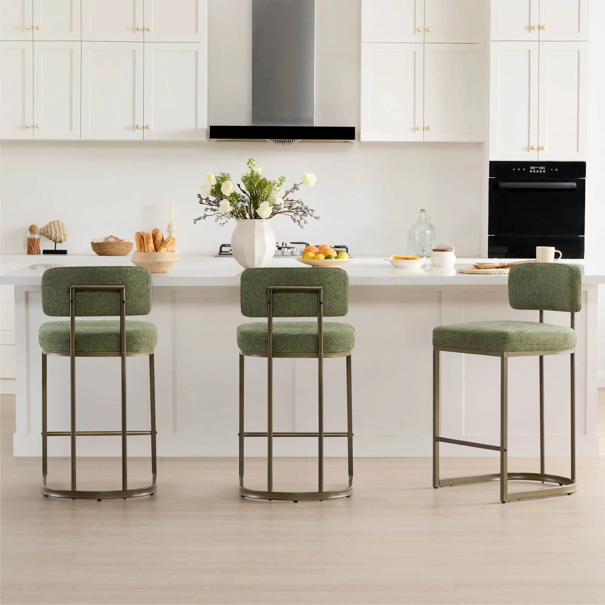 Kenya Modern Upholstered Counter Stool - Image 5