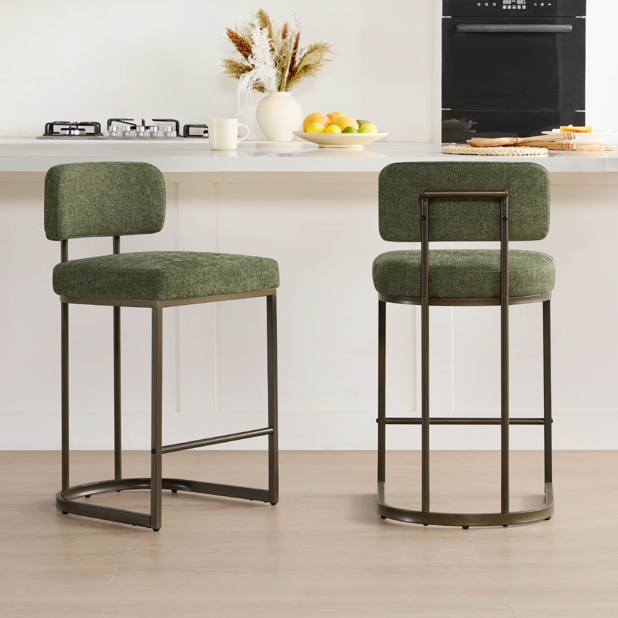 Kenya Modern Upholstered Counter Stool - Image 6