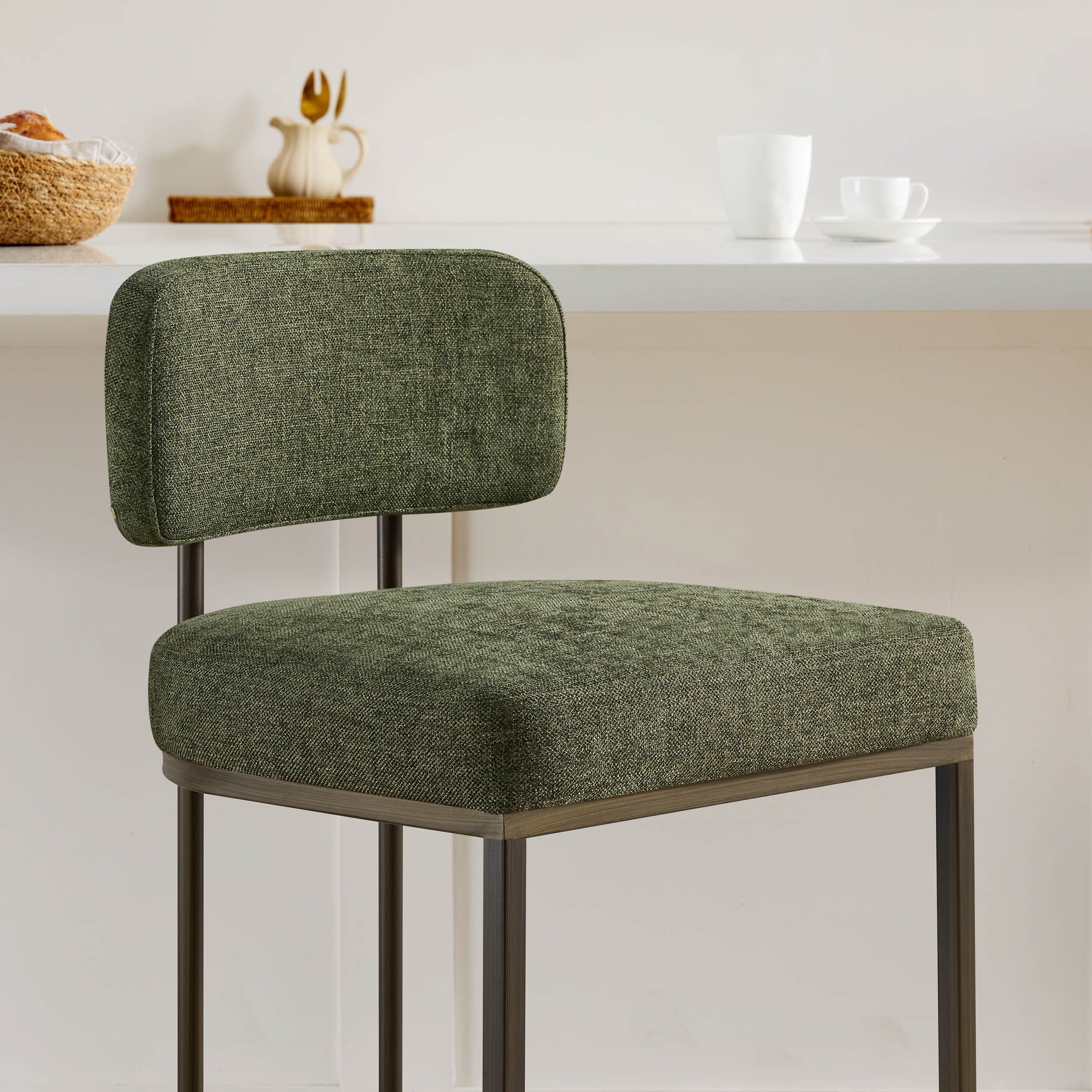 Kenya Modern Upholstered Counter Stool - Image 7