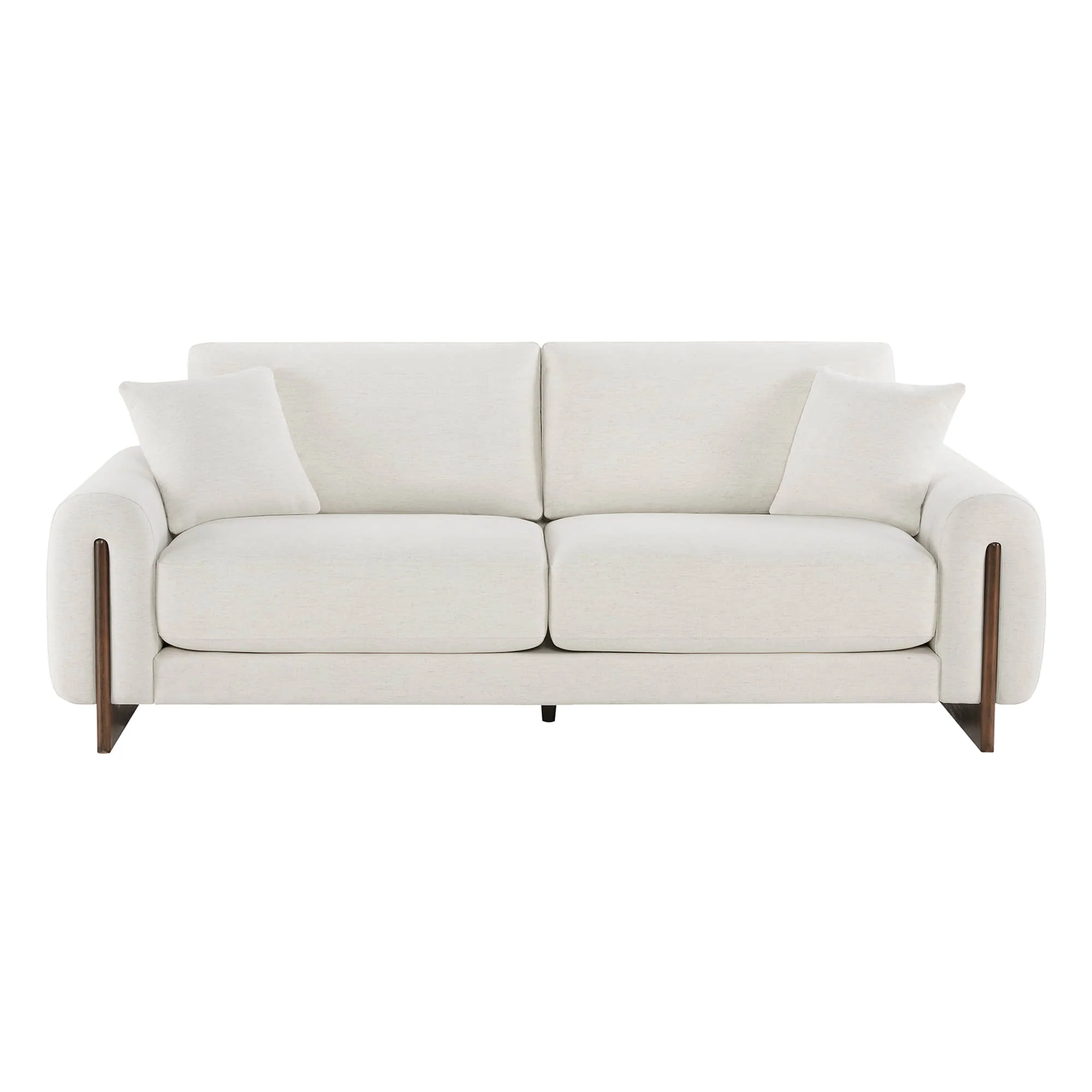 Kiara 3-Seater Chenille Sofa with Birch Wood Base - Image 7