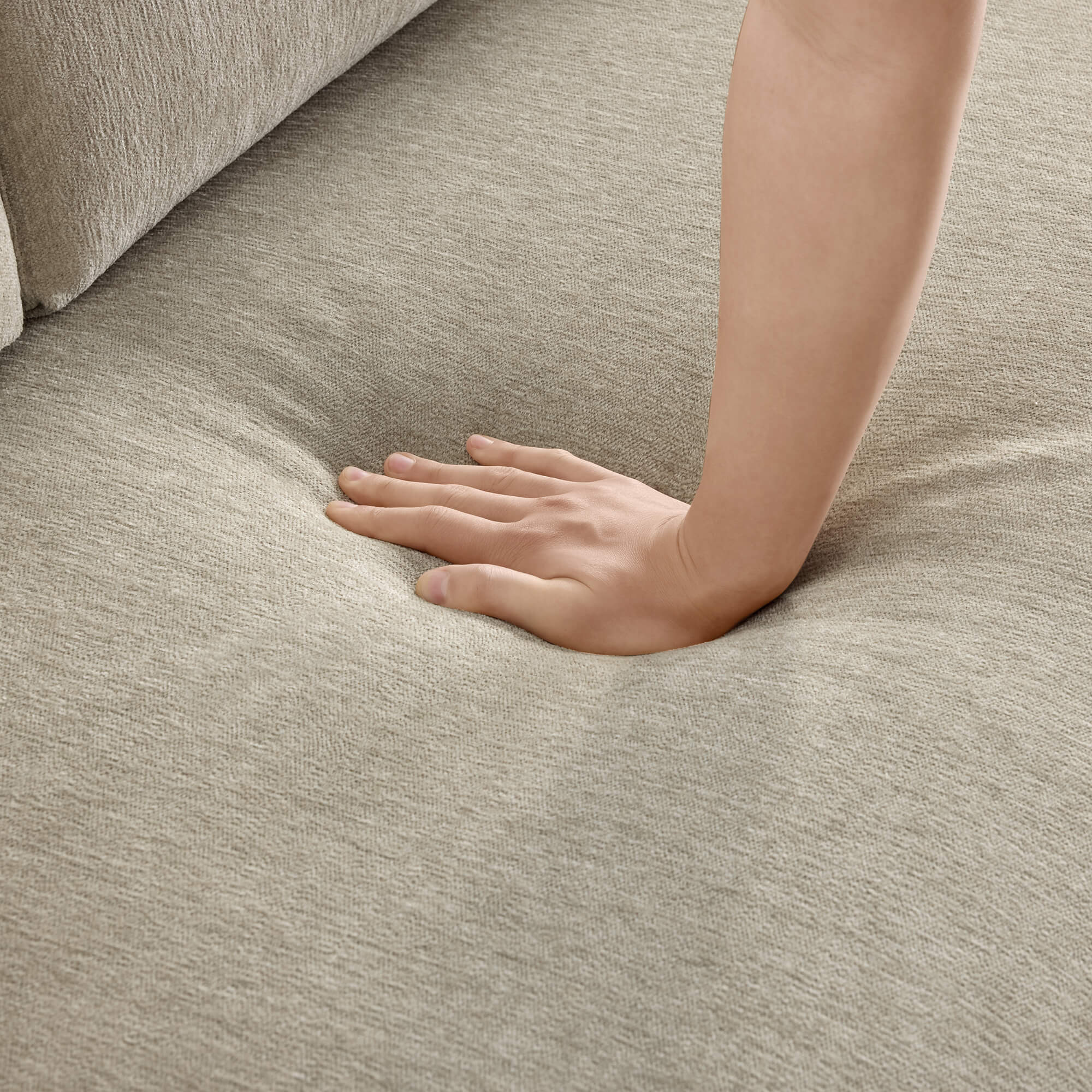 Lauren Modern Wraparound 3-Seater Sofa with Feather Filling - Image 12