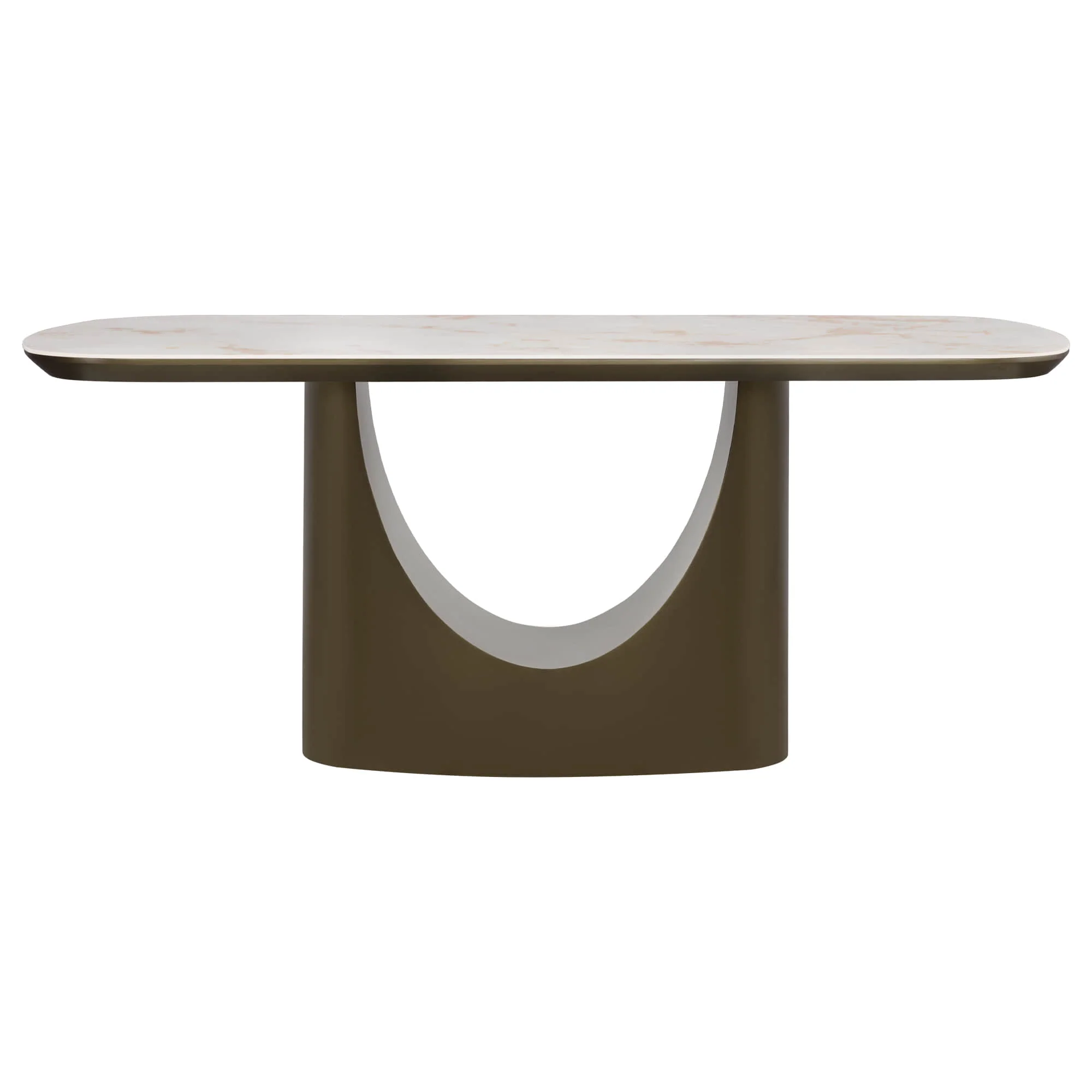 71” Layla Sintered Stone Elegant Soft-Corner Dining Table - Image 13